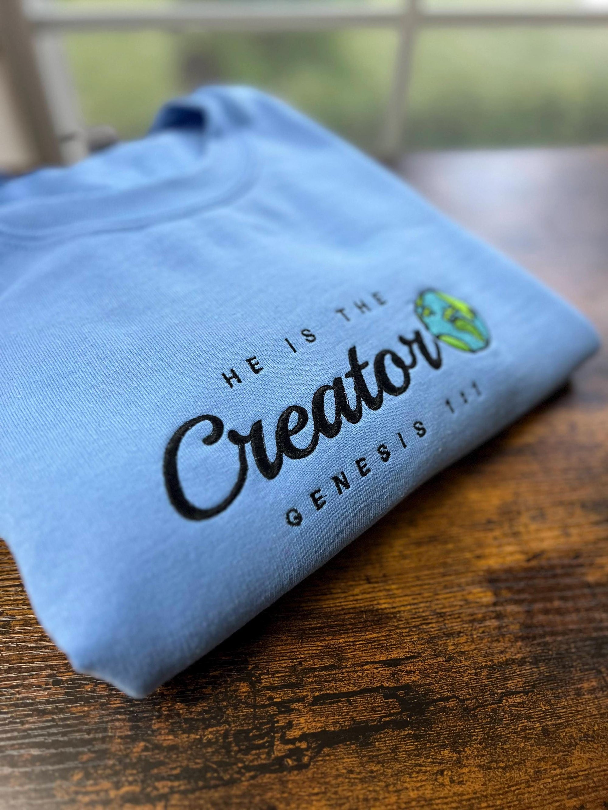 "He is the Creator" – Genesis 1:1 - Crewneck Sweatshirt
