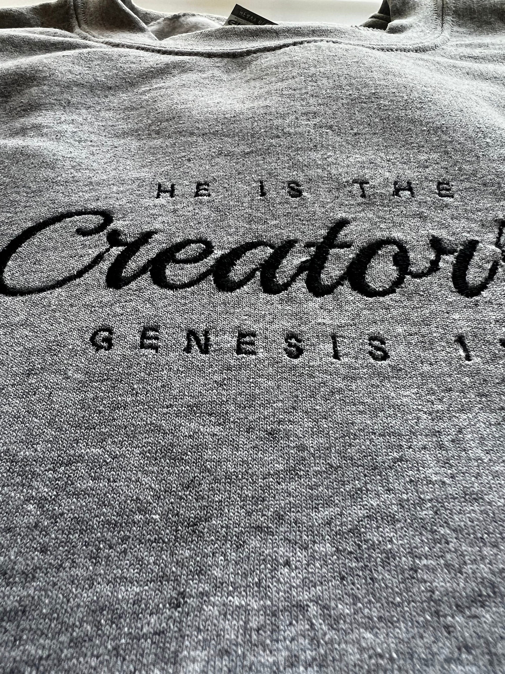 "He is the Creator" Crewneck Sweatshirt