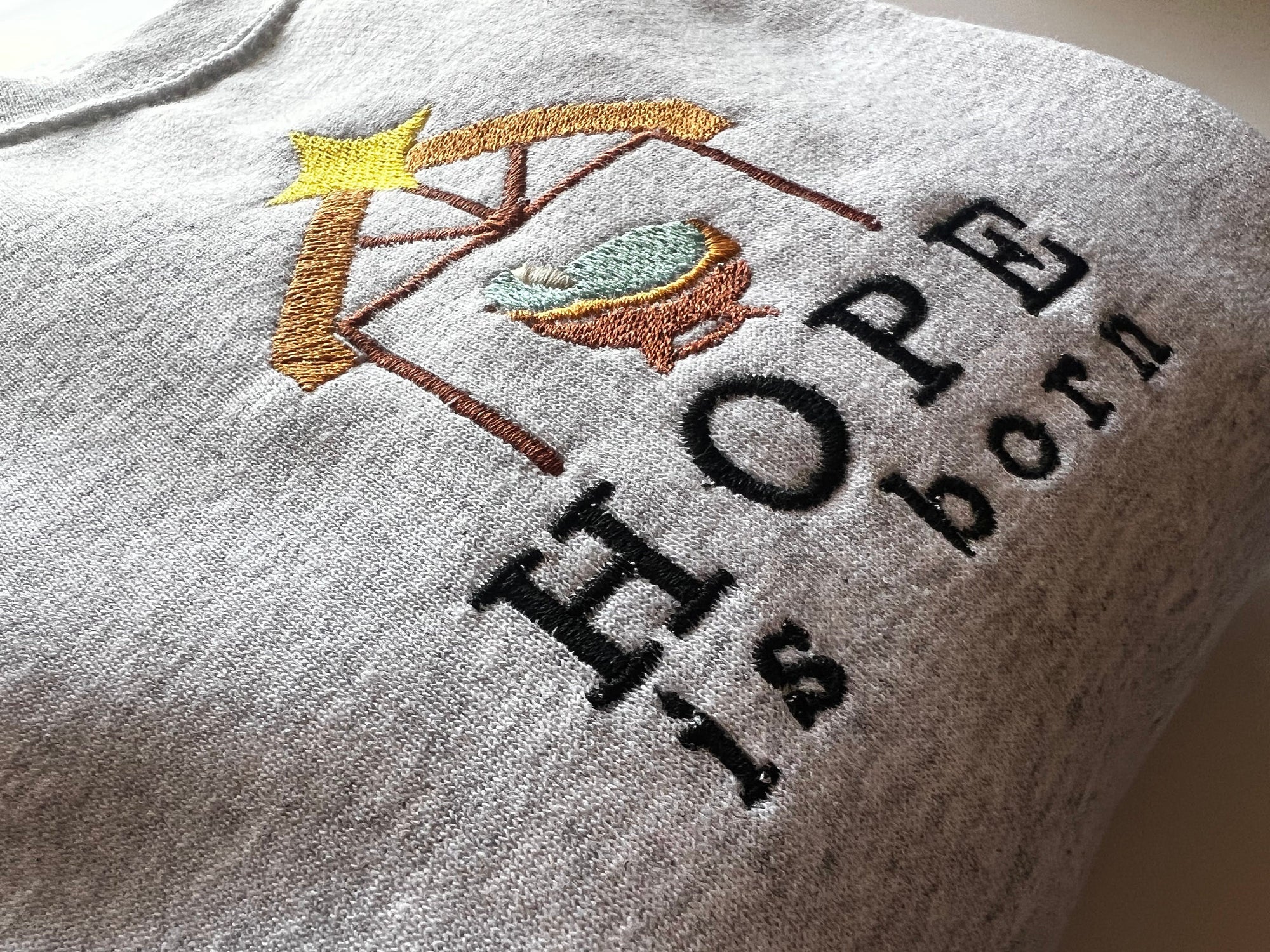 "He is Born" Crewneck Sweatshirt