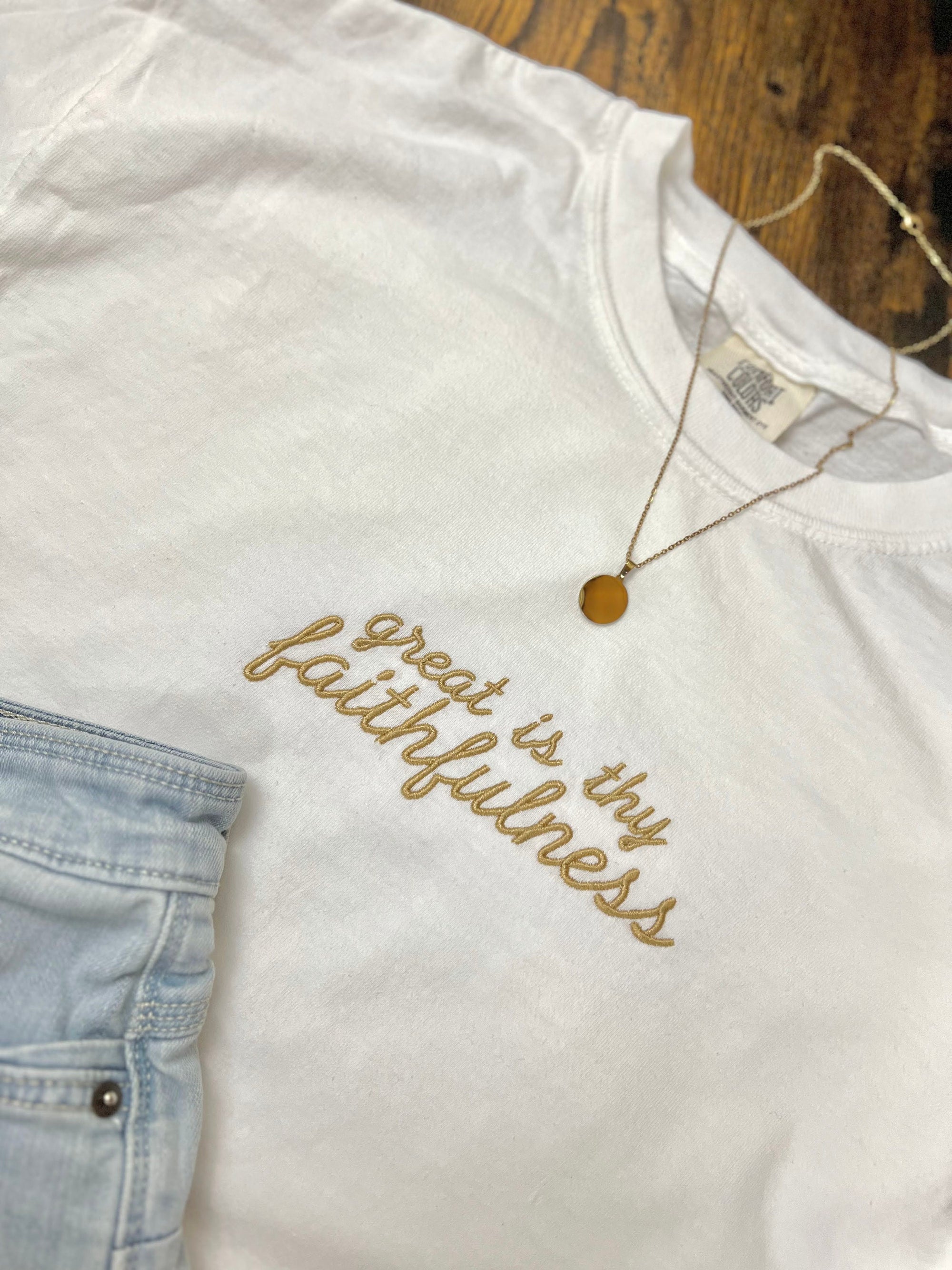 "Great is Thy Faithfulness" Comfort Colors T-Shirt