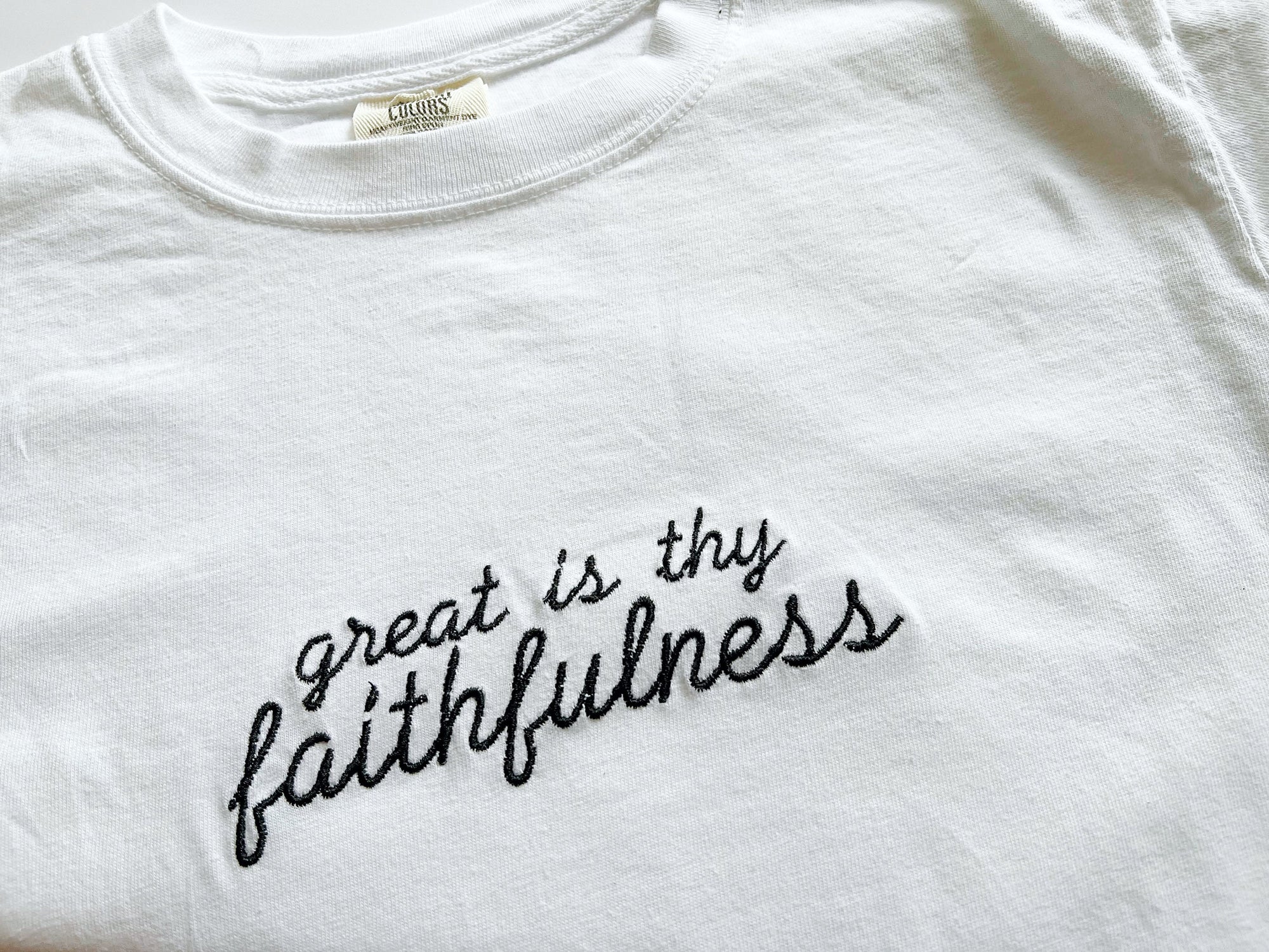 "Great is Thy Faithfulness" Comfort Colors T-Shirt