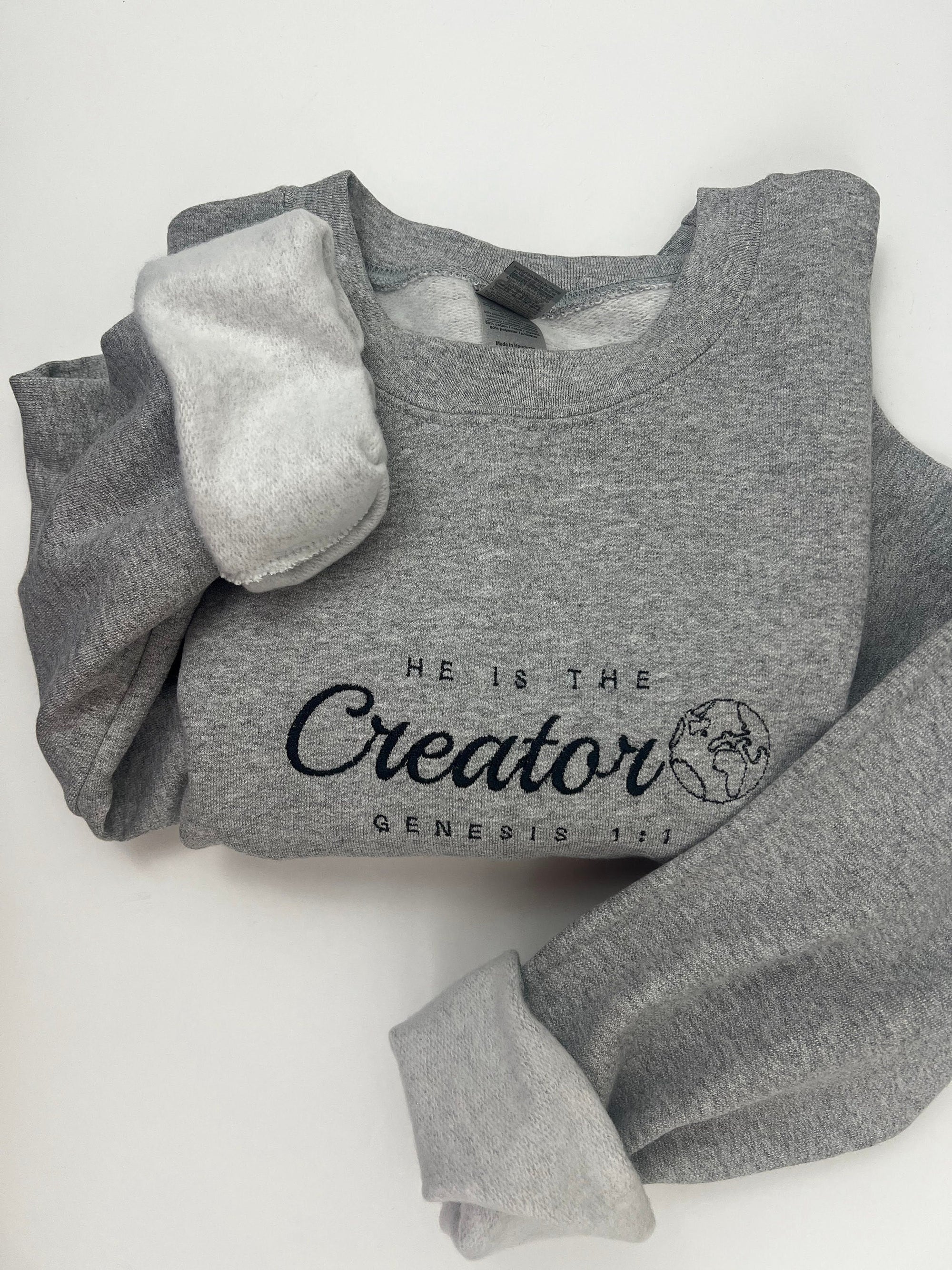 "He is the Creator" Crewneck Sweatshirt