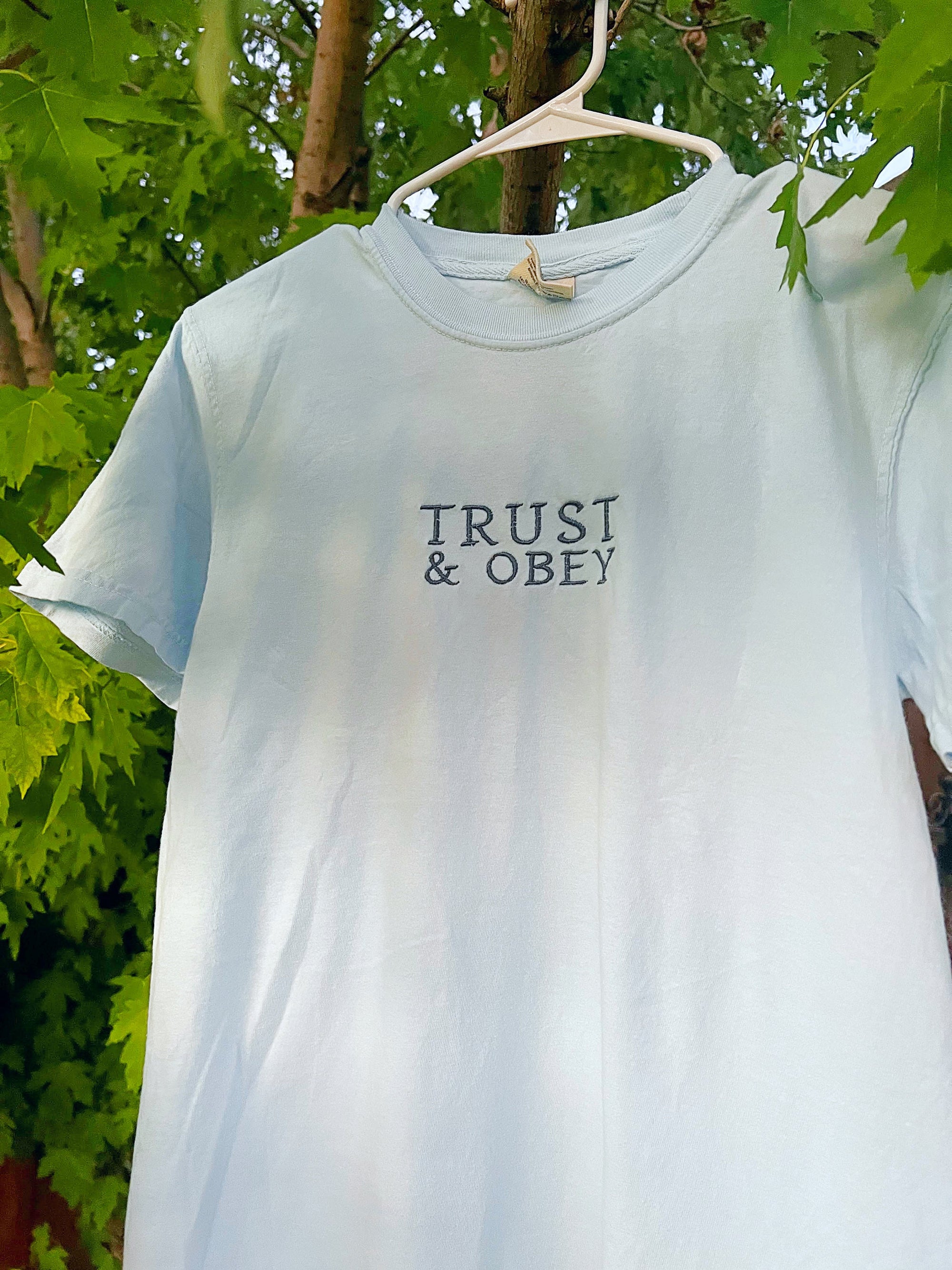 "Trust and Obey" Comfort Colors T-Shirt