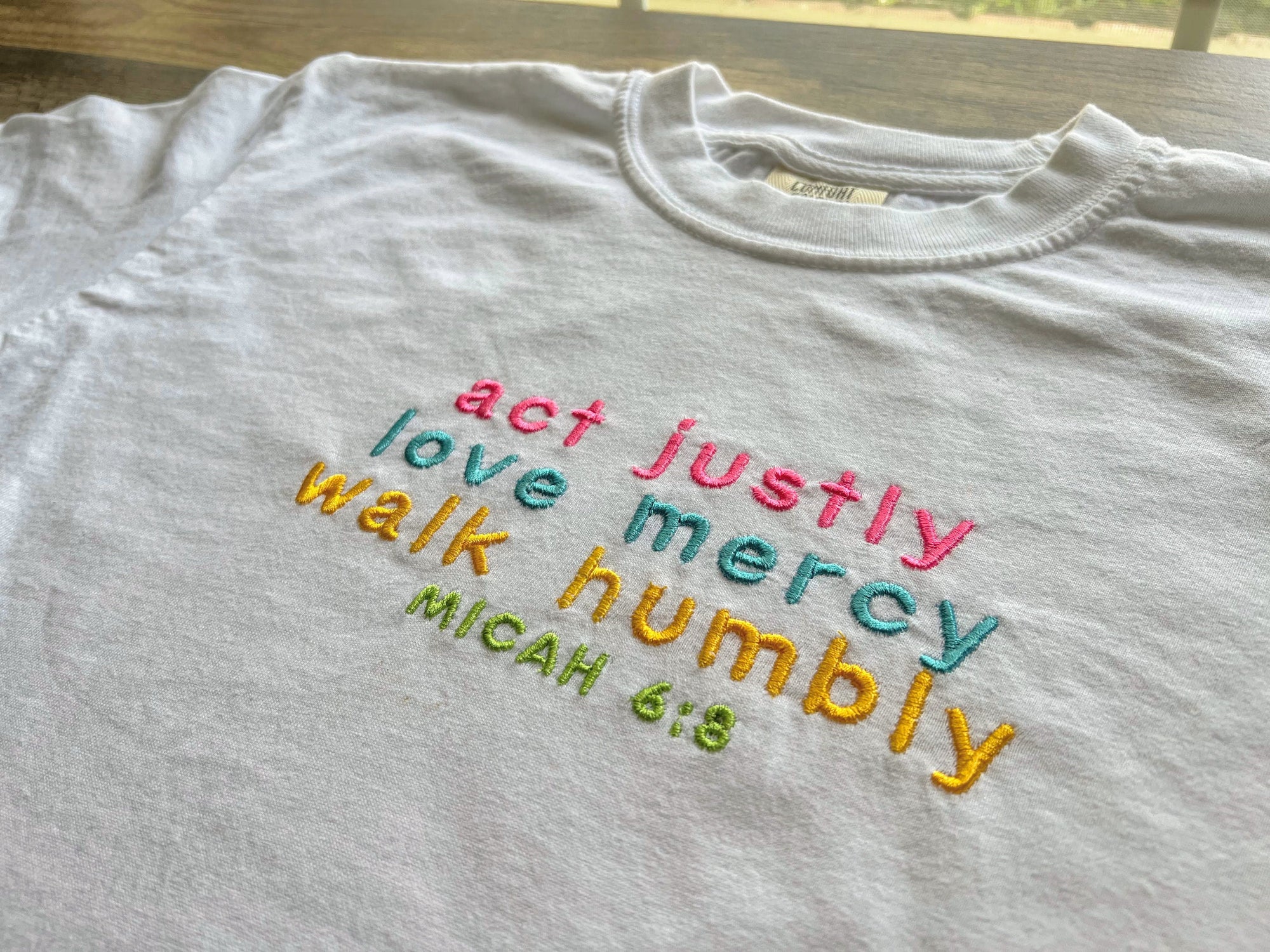 Micah 6:8 Comfort Colors T-Shirt