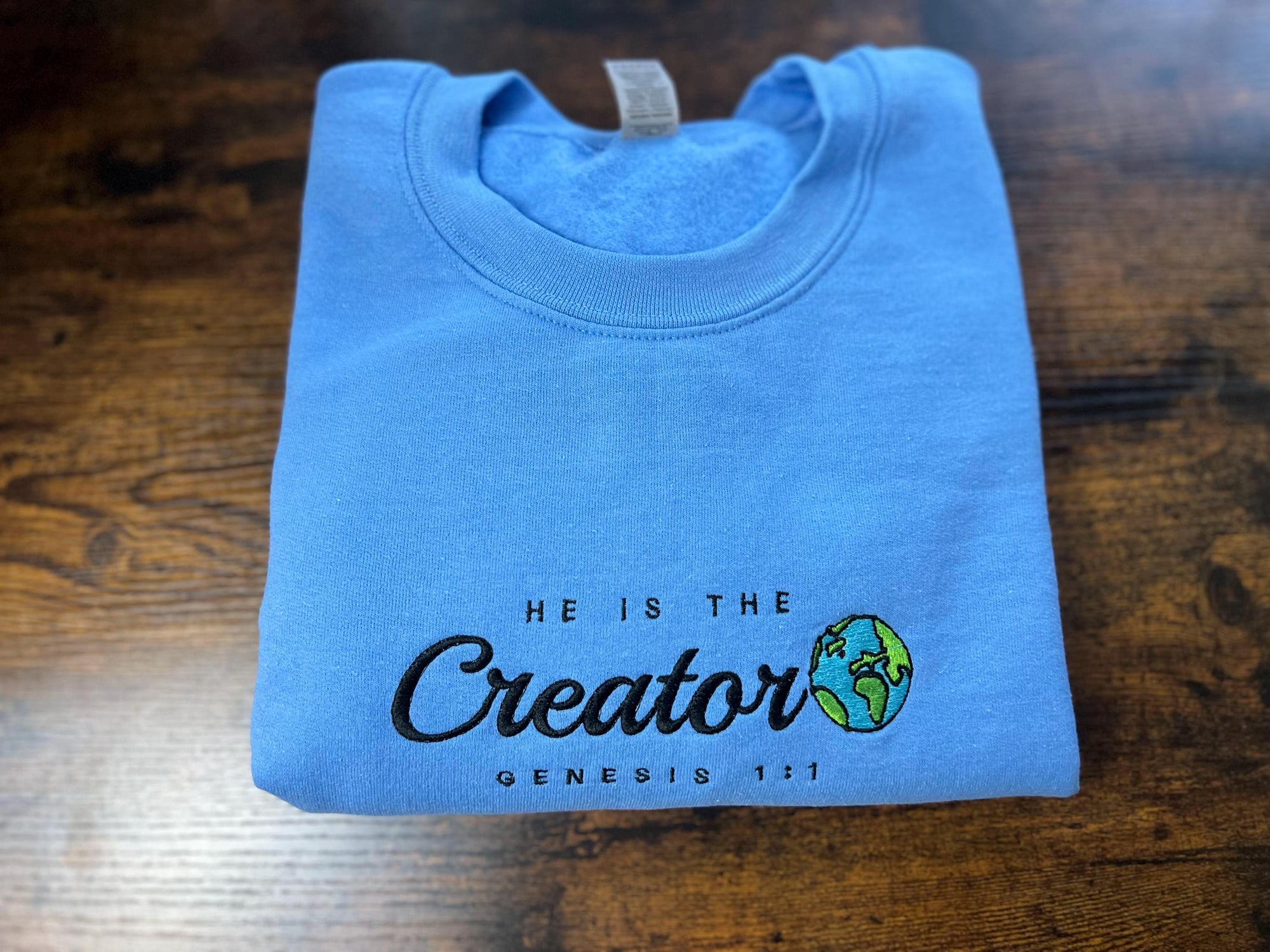 "He is the Creator" – Genesis 1:1 - Crewneck Sweatshirt