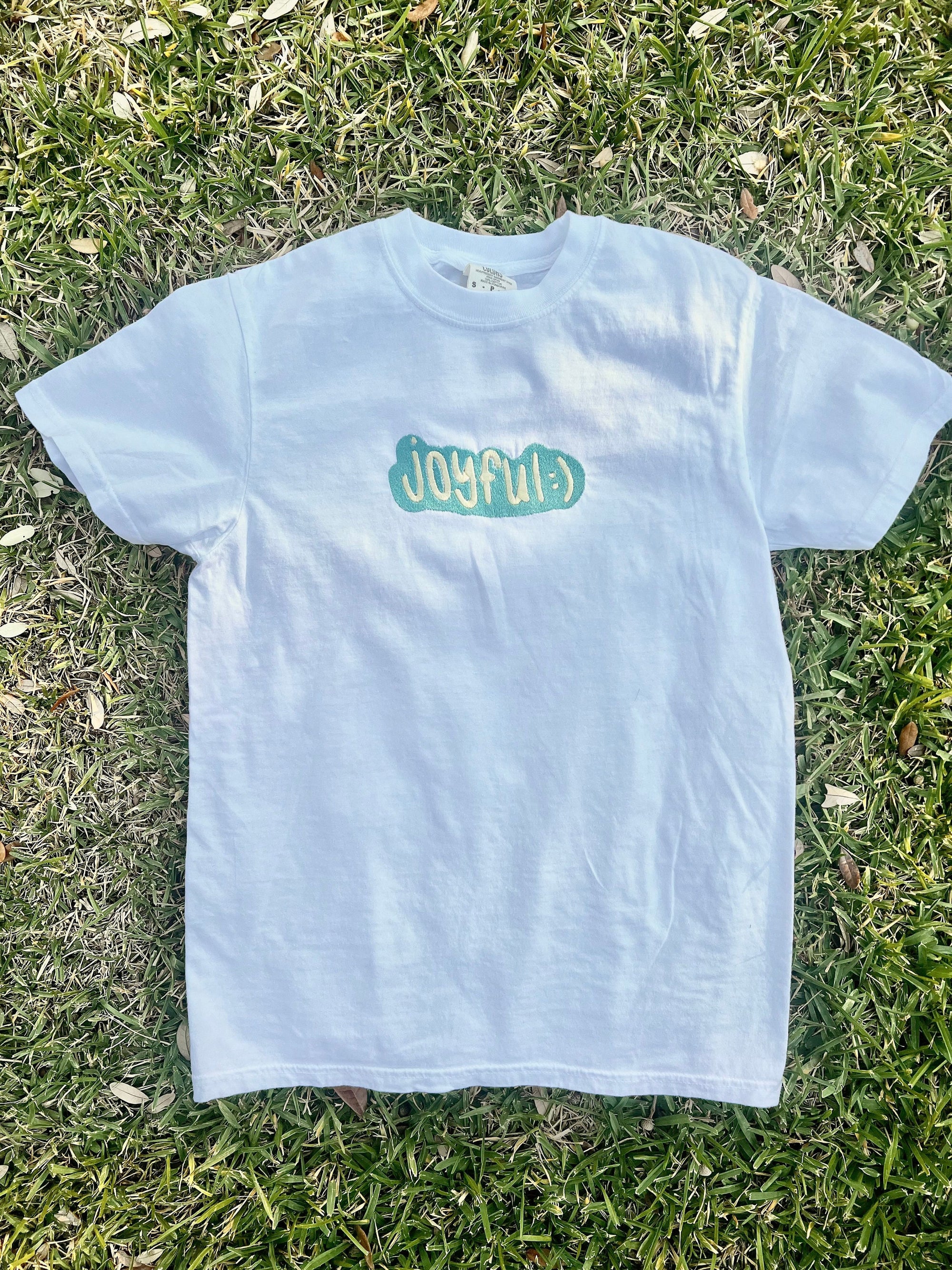 “Joyful :)” Comfort Colors T-Shirt