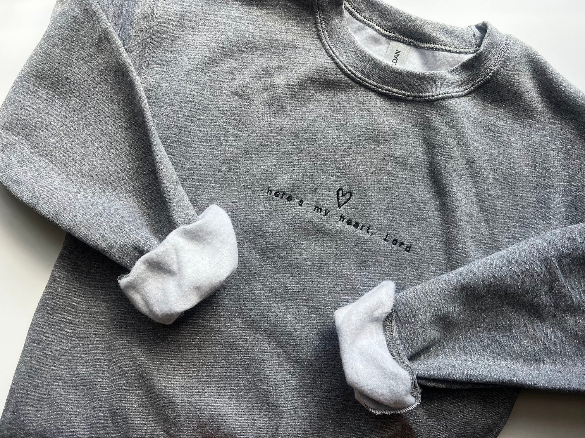 "Here's my Heart, Lord" Crewneck Sweatshirt