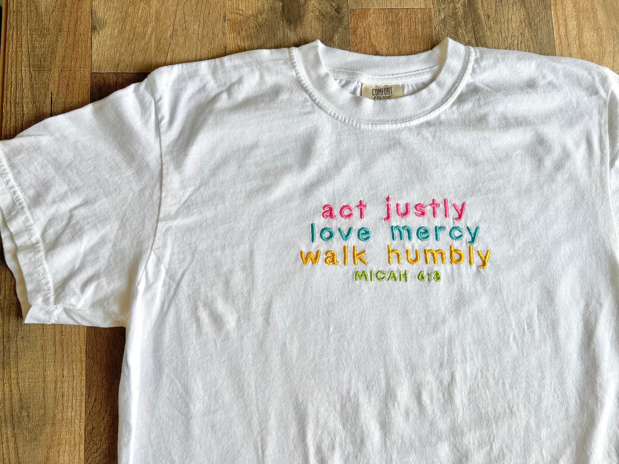Micah 6:8 Comfort Colors T-Shirt