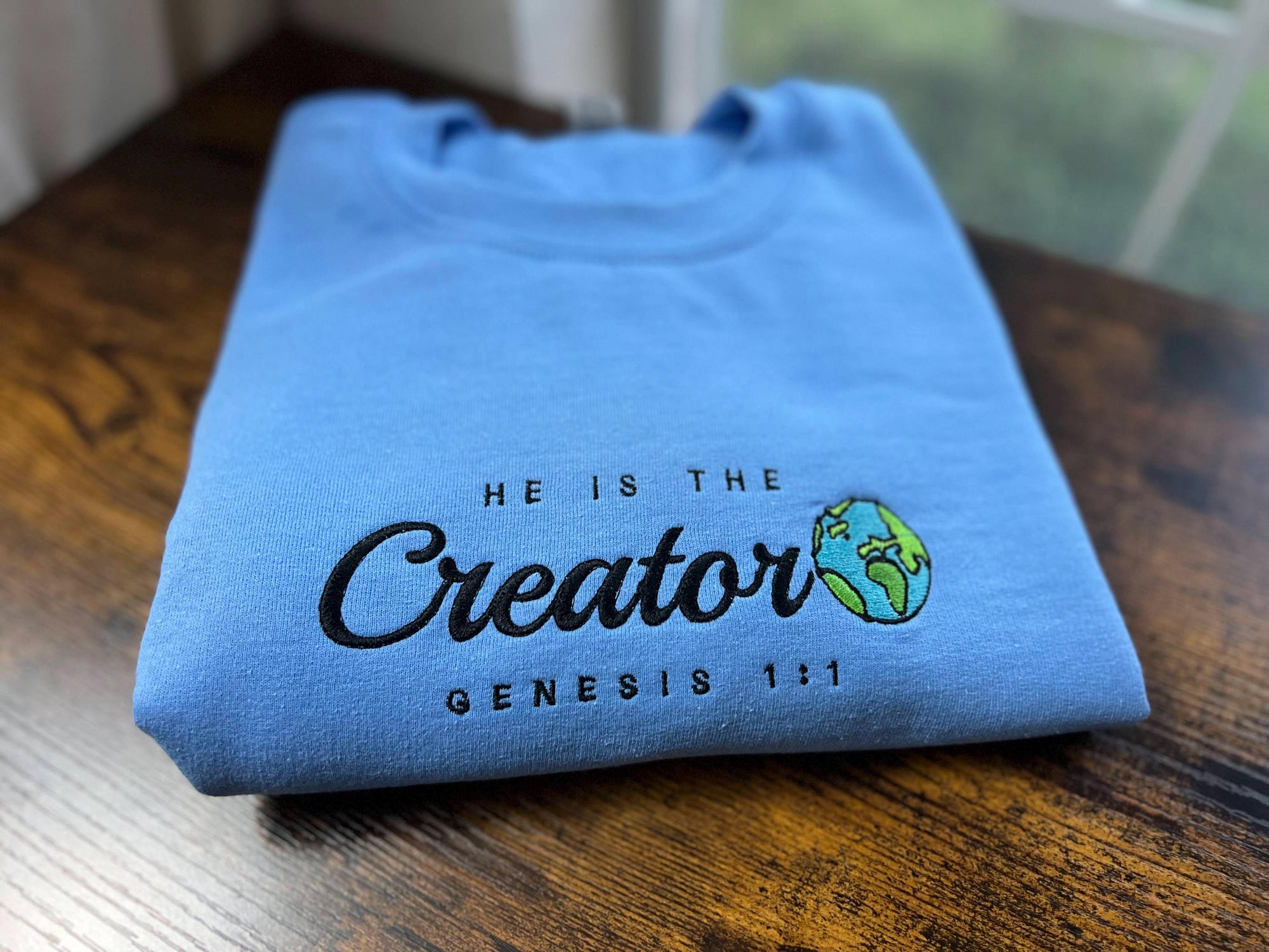 "He is the Creator" – Genesis 1:1 - Crewneck Sweatshirt