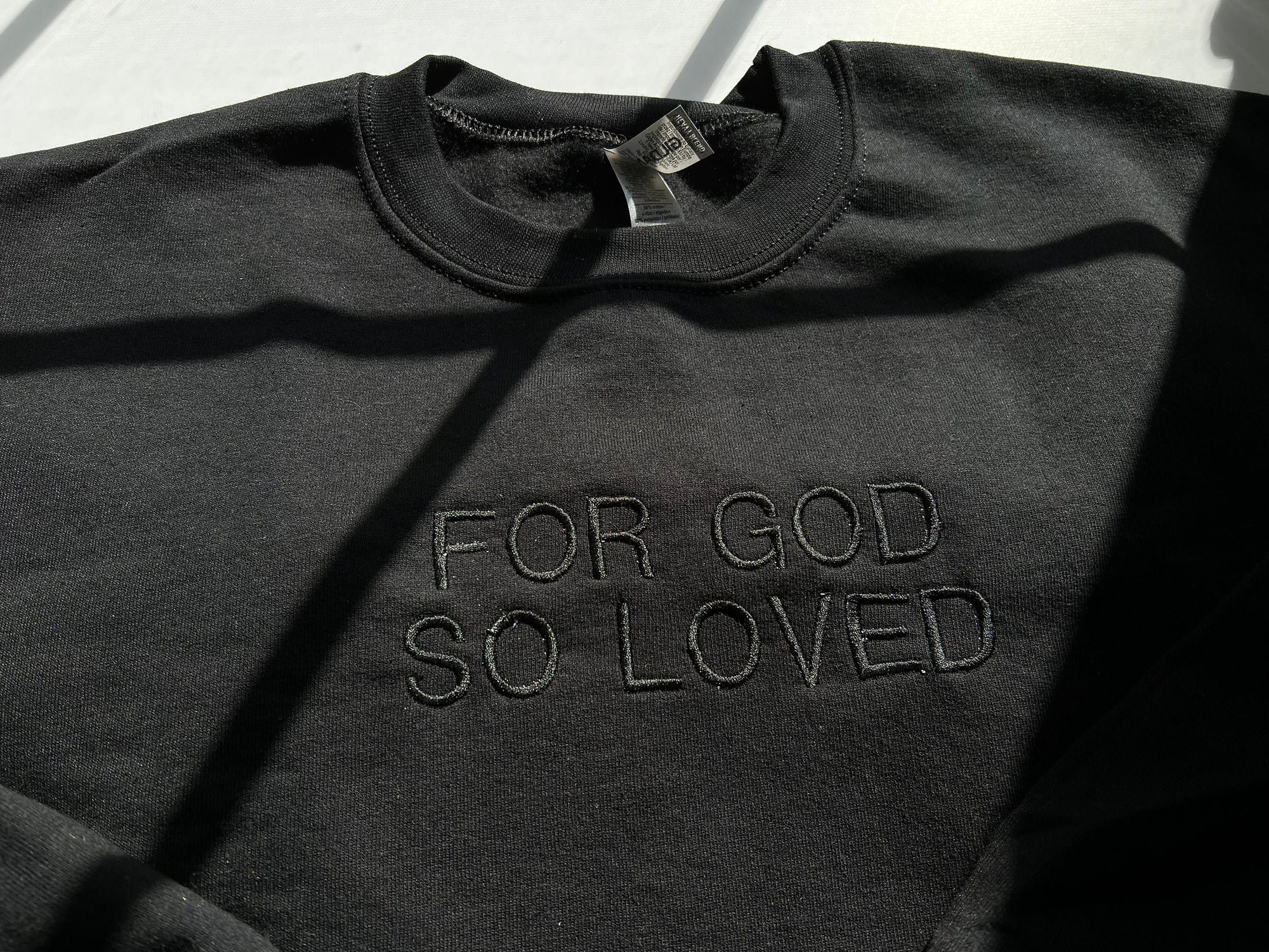 "For God So Loved" Crewneck Sweatshirt