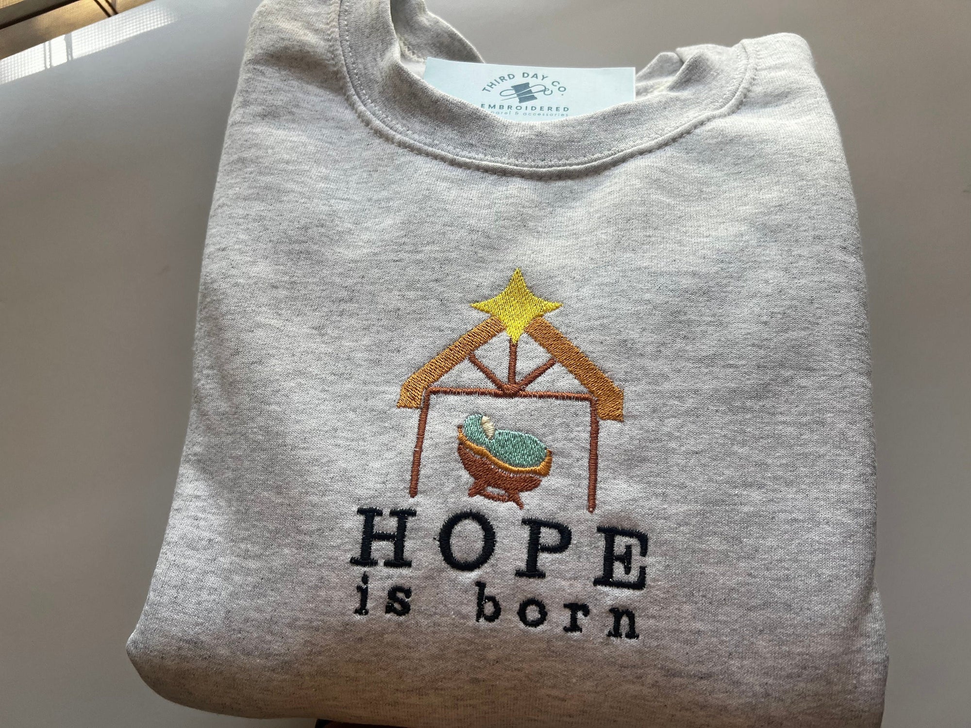 "He is Born" Crewneck Sweatshirt