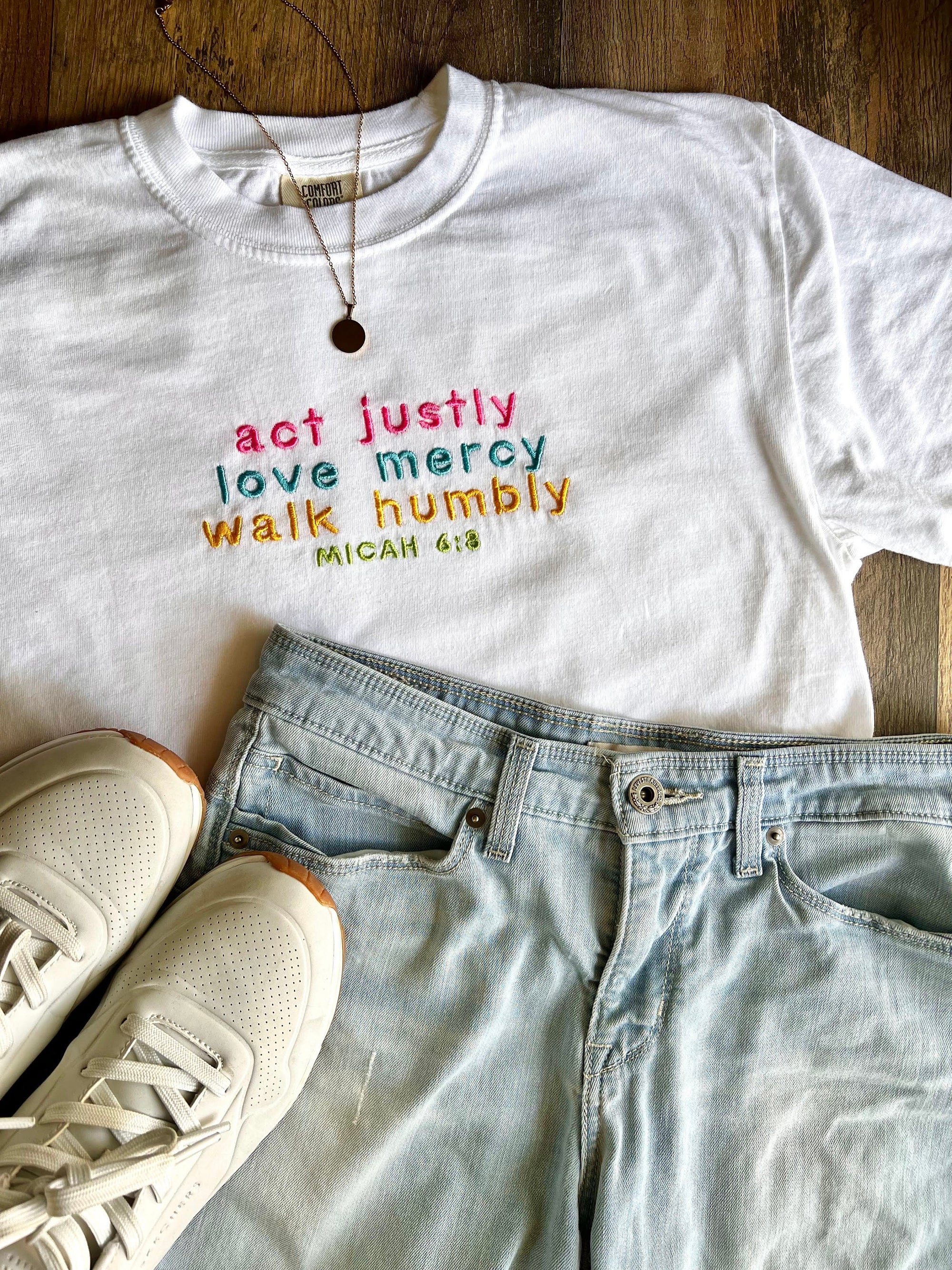 Micah 6:8 Comfort Colors T-Shirt