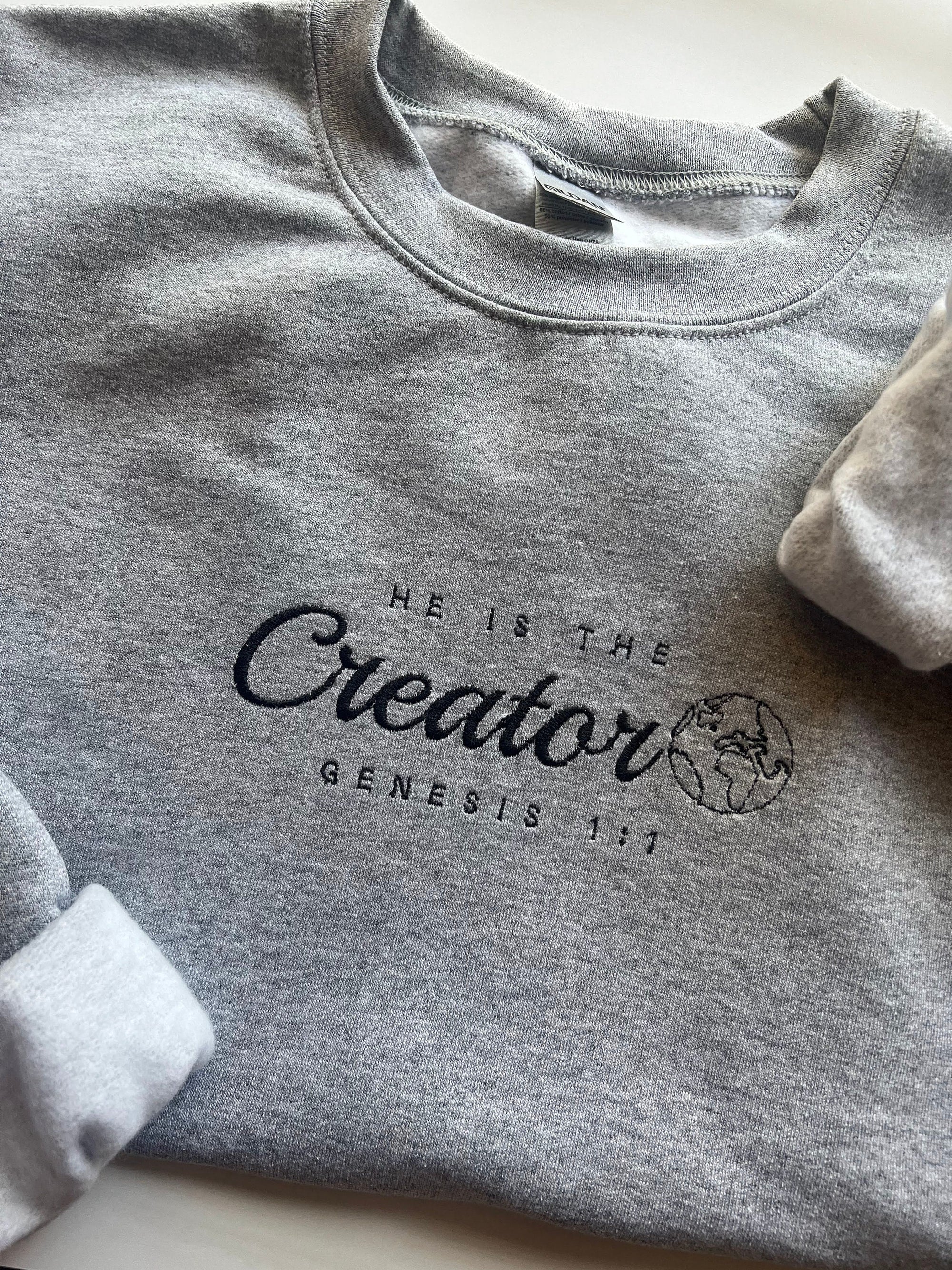"He is the Creator" Crewneck Sweatshirt