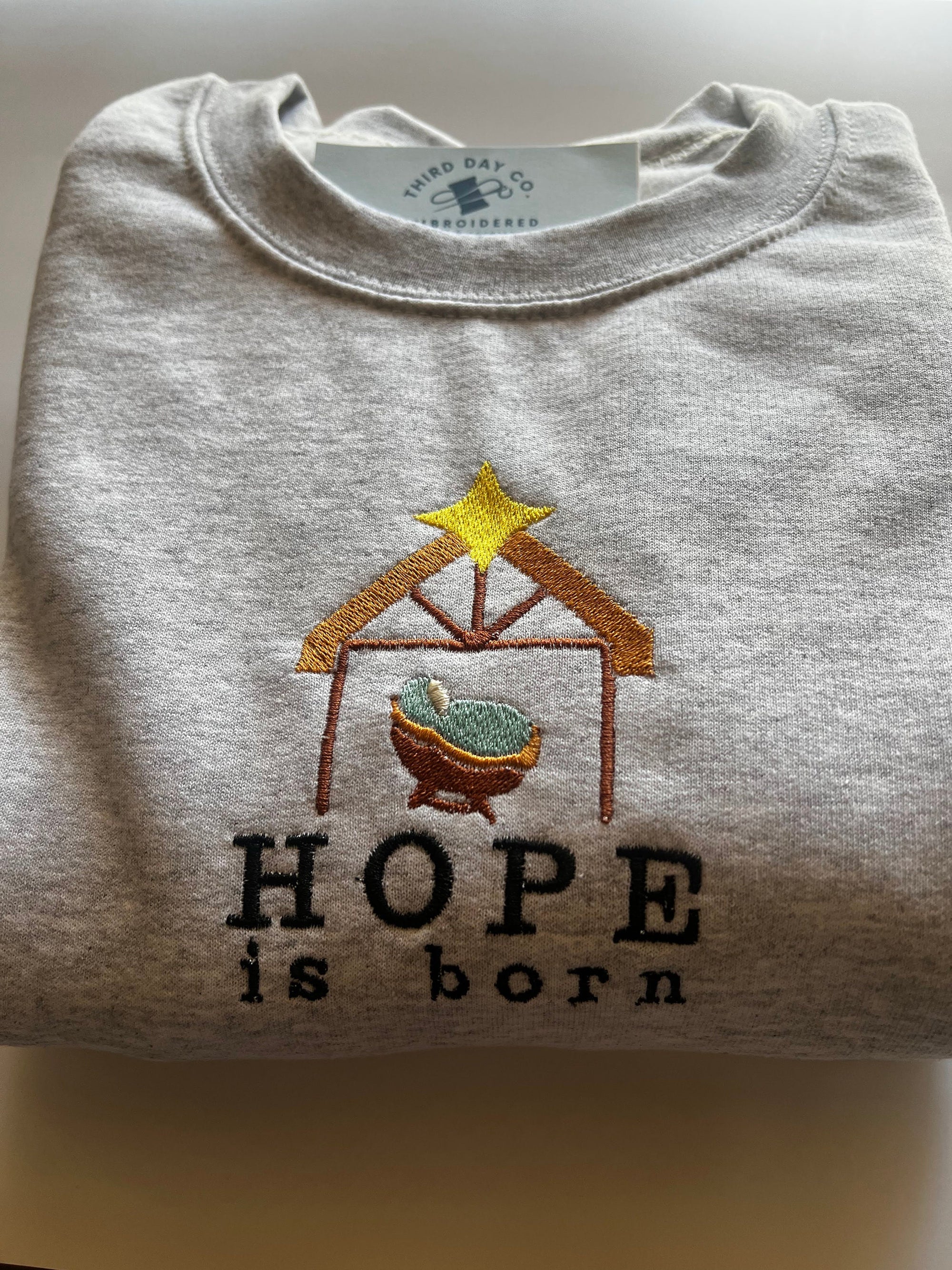 "He is Born" Crewneck Sweatshirt