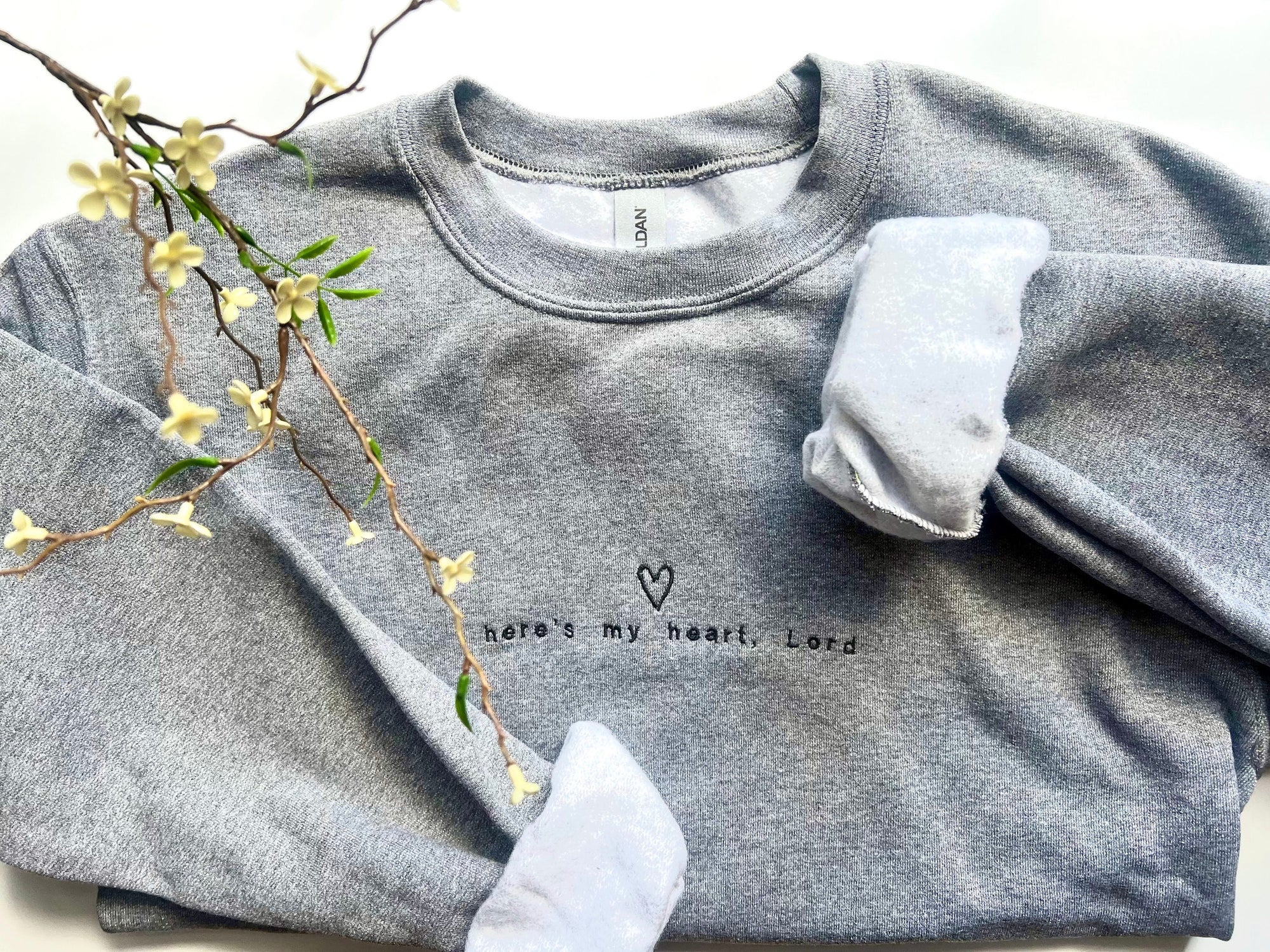 "Here's my Heart, Lord" Crewneck Sweatshirt