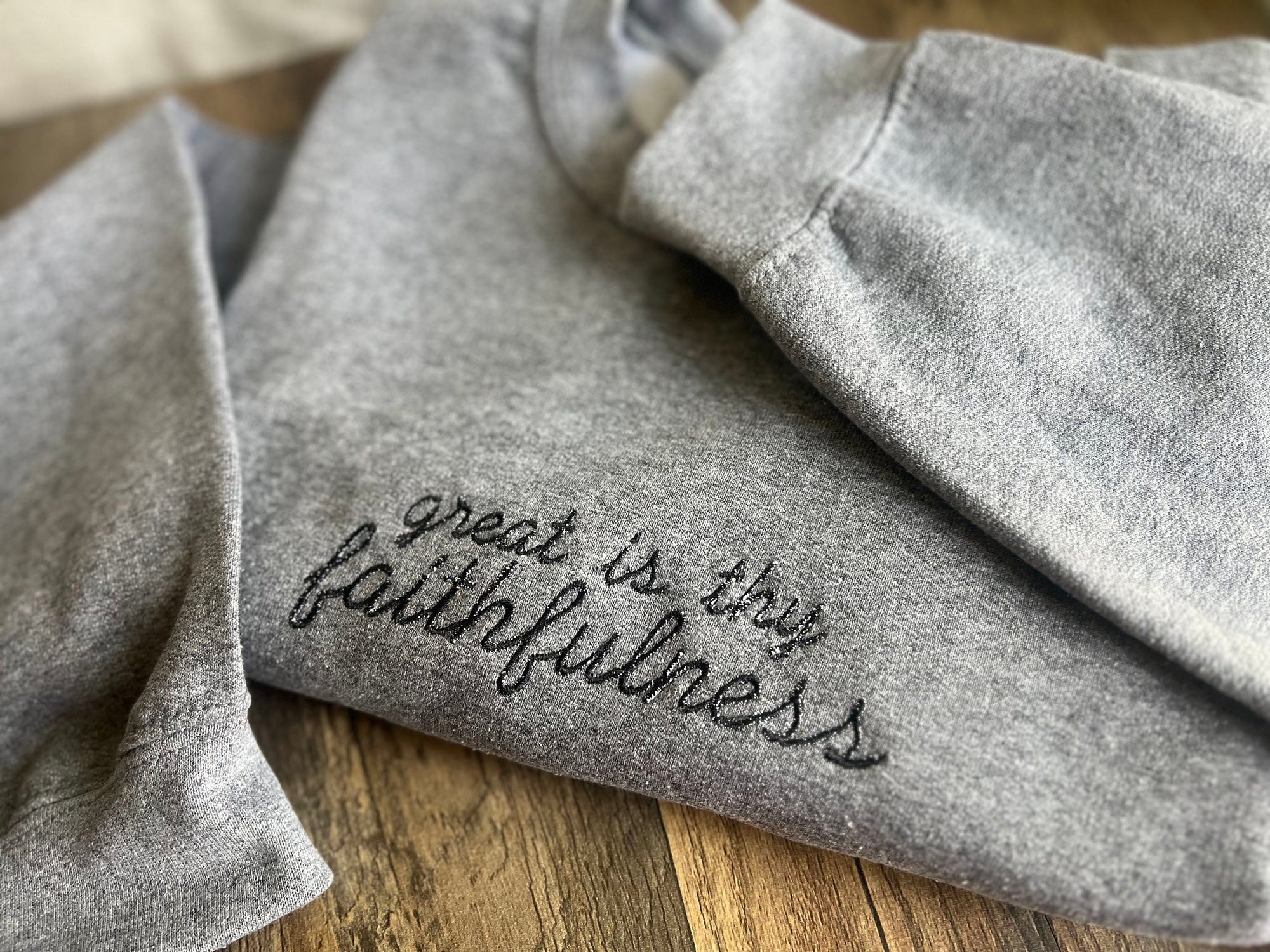 "Great is Thy Faithfulness" Crewneck Sweatshirt