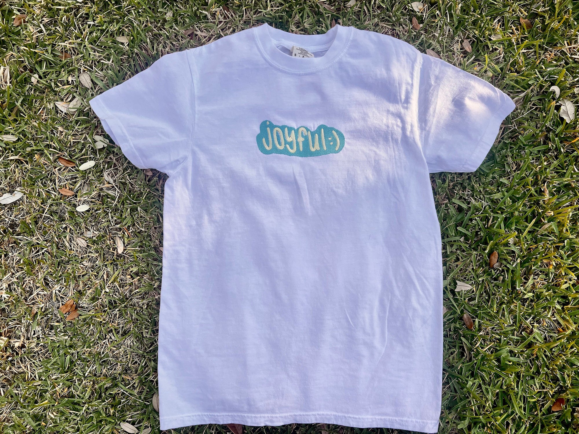 “Joyful :)” Comfort Colors T-Shirt