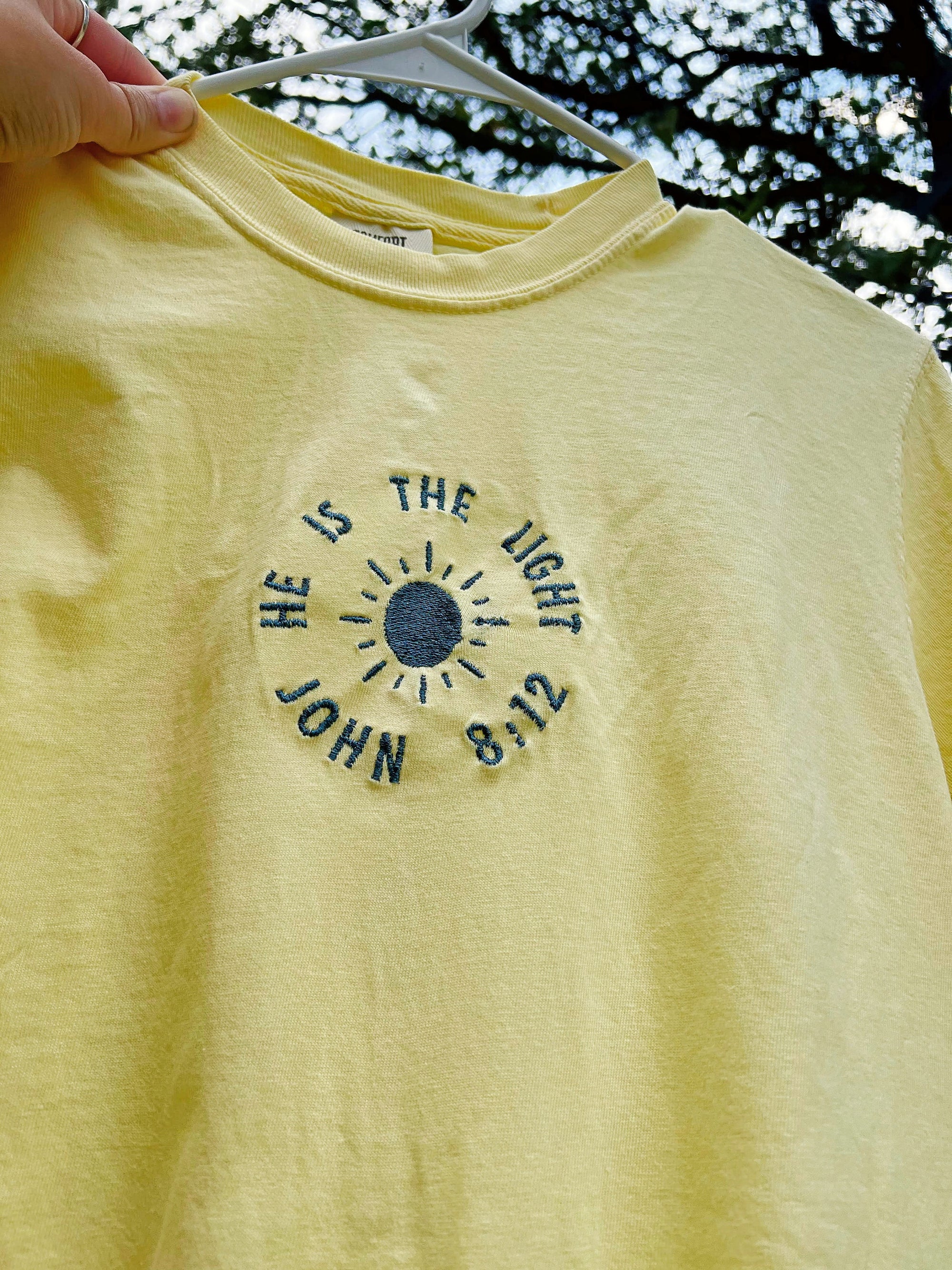 "He is the Light" Comfort Colors T-Shirt