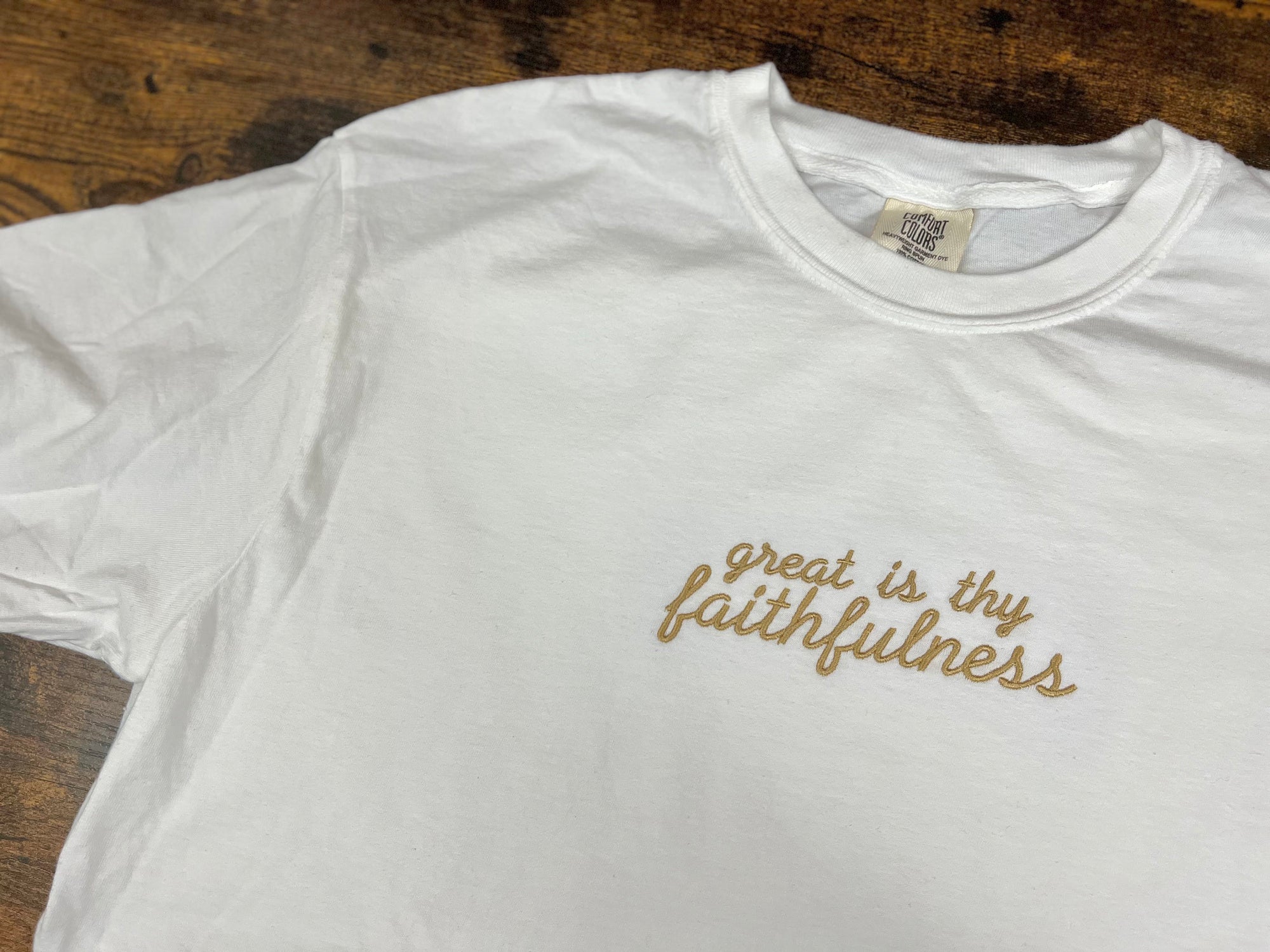 "Great is Thy Faithfulness" Comfort Colors T-Shirt