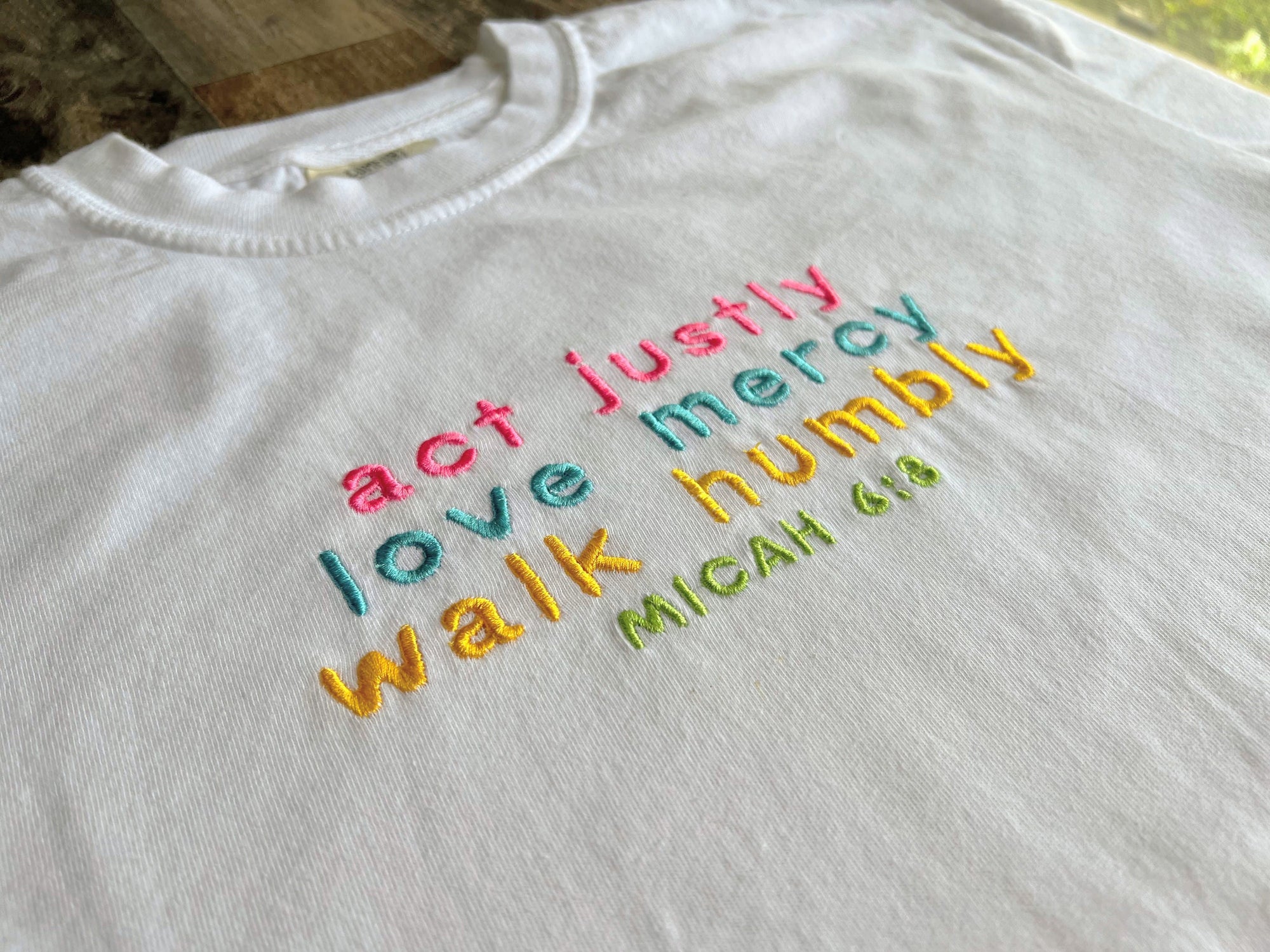 Micah 6:8 Comfort Colors T-Shirt