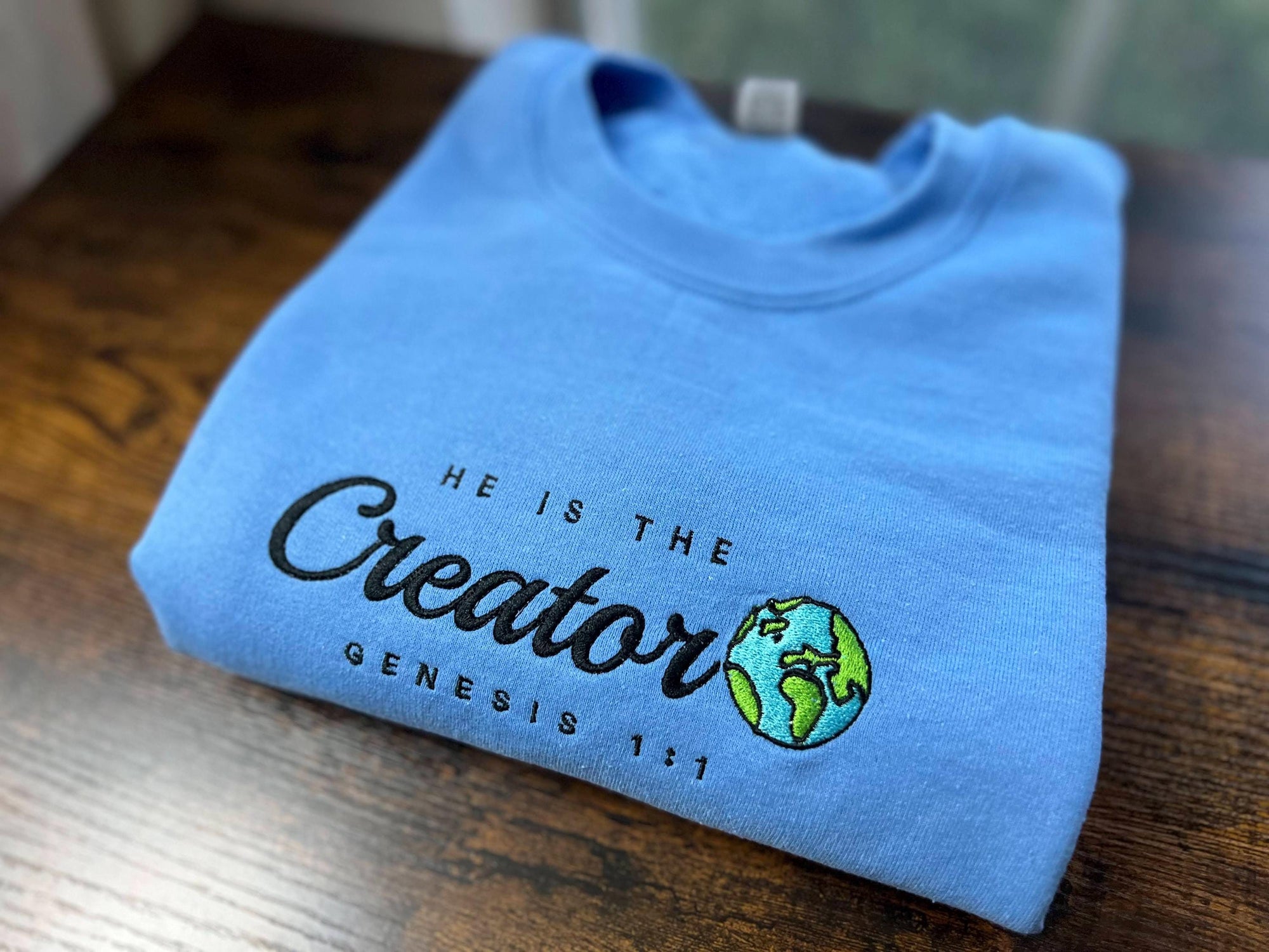 "He is the Creator" – Genesis 1:1 - Crewneck Sweatshirt