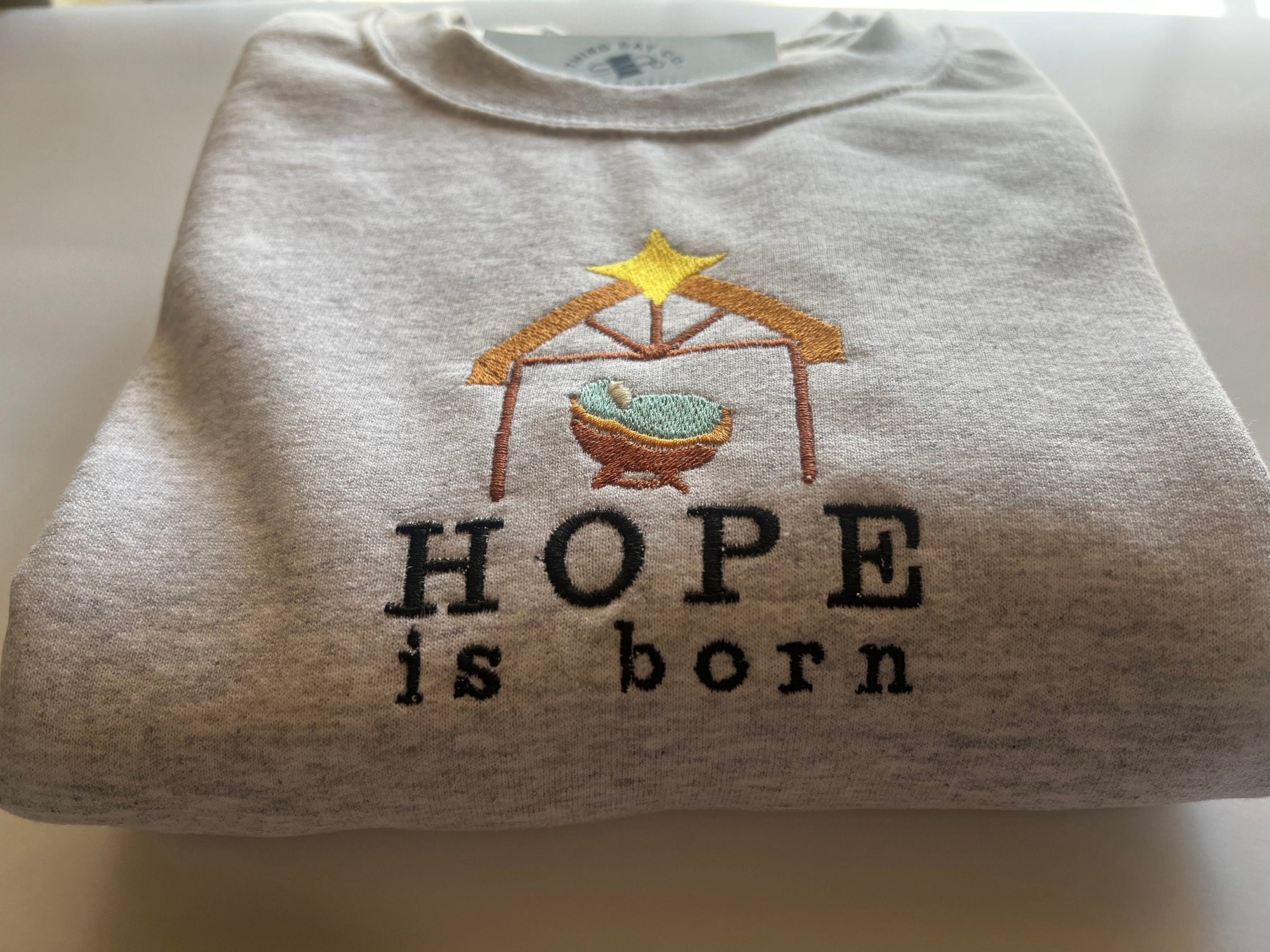 "He is Born" Crewneck Sweatshirt