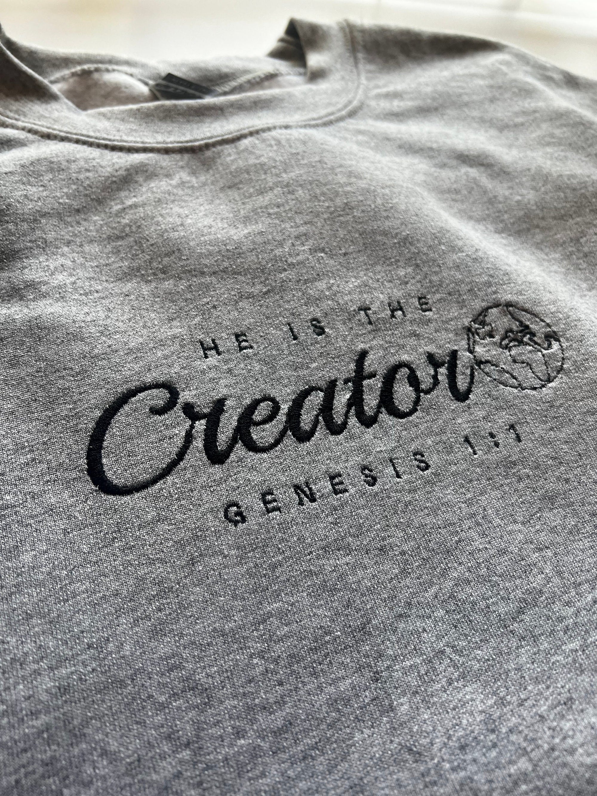 "He is the Creator" Crewneck Sweatshirt