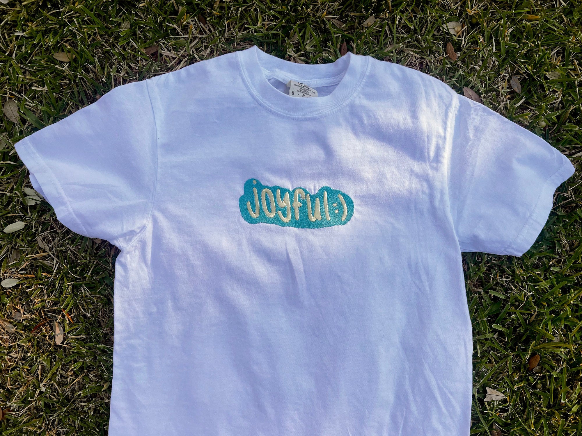 “Joyful :)” Comfort Colors T-Shirt