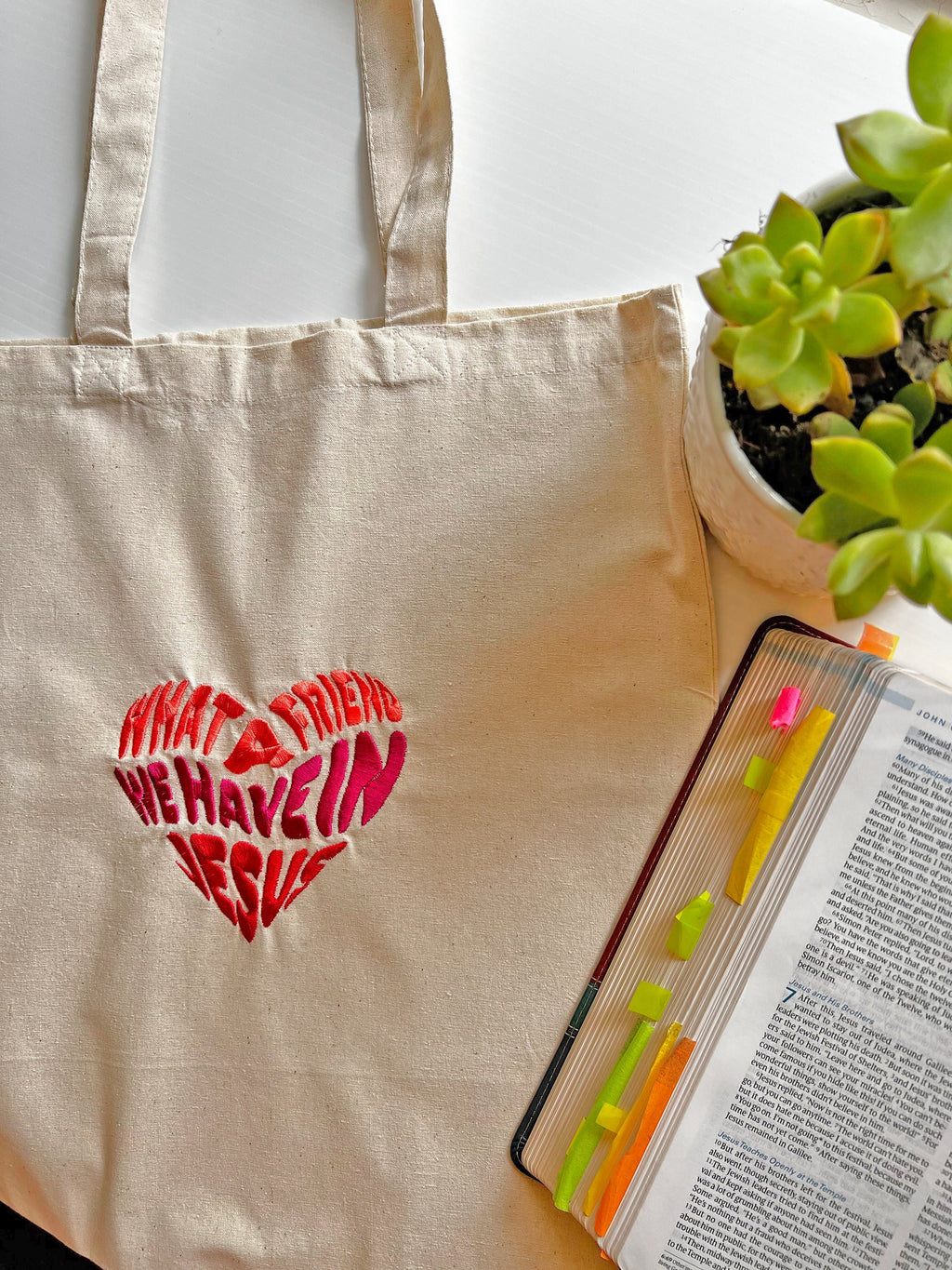 “What a Friend We Have in Jesus” Tote Bag