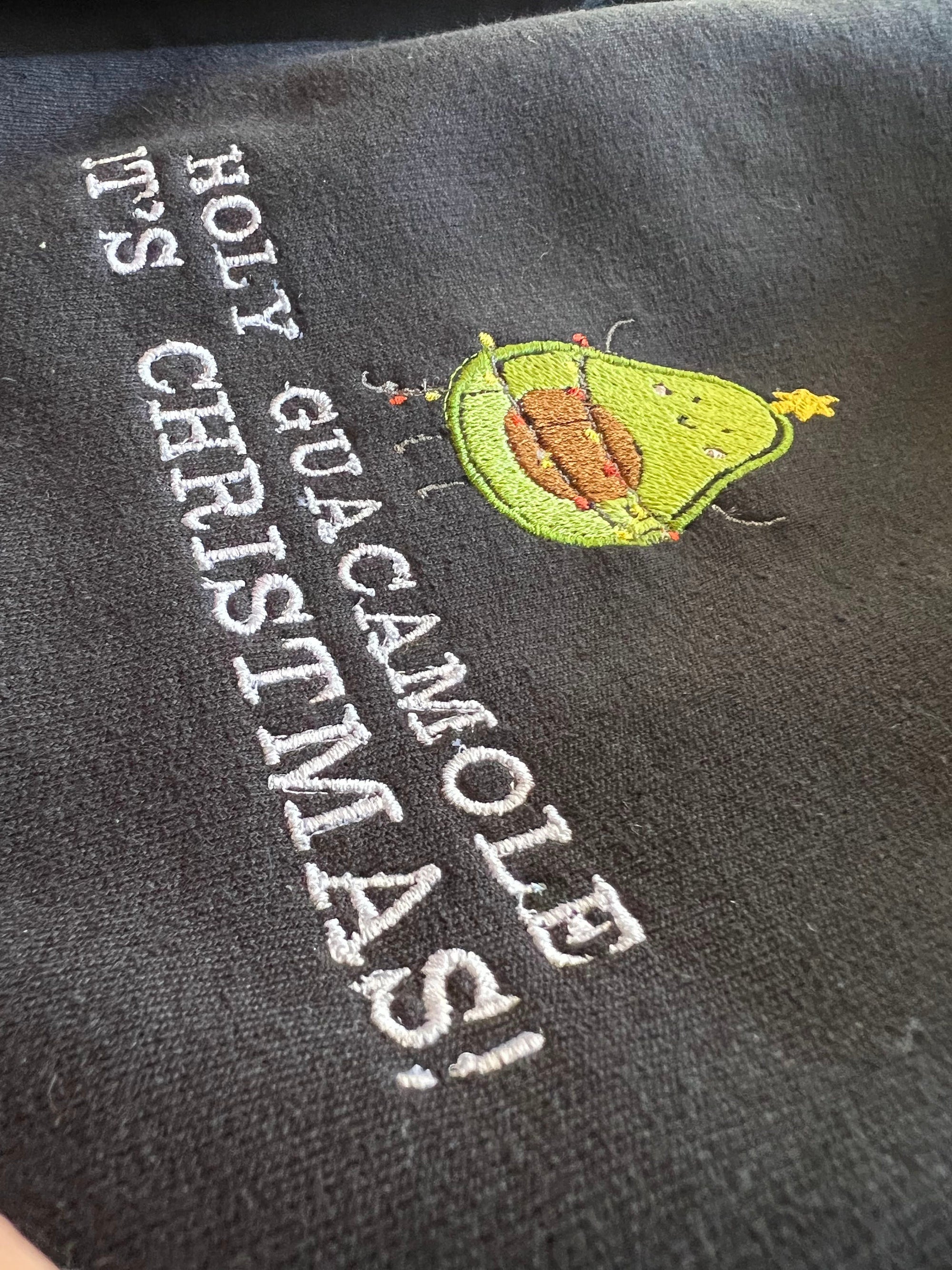 "Holy Guacamole, It's Christmas" Crewneck Sweatshirt