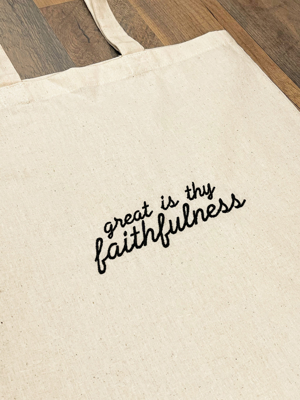 “Great is Thy Faithfulness” Tote Bag