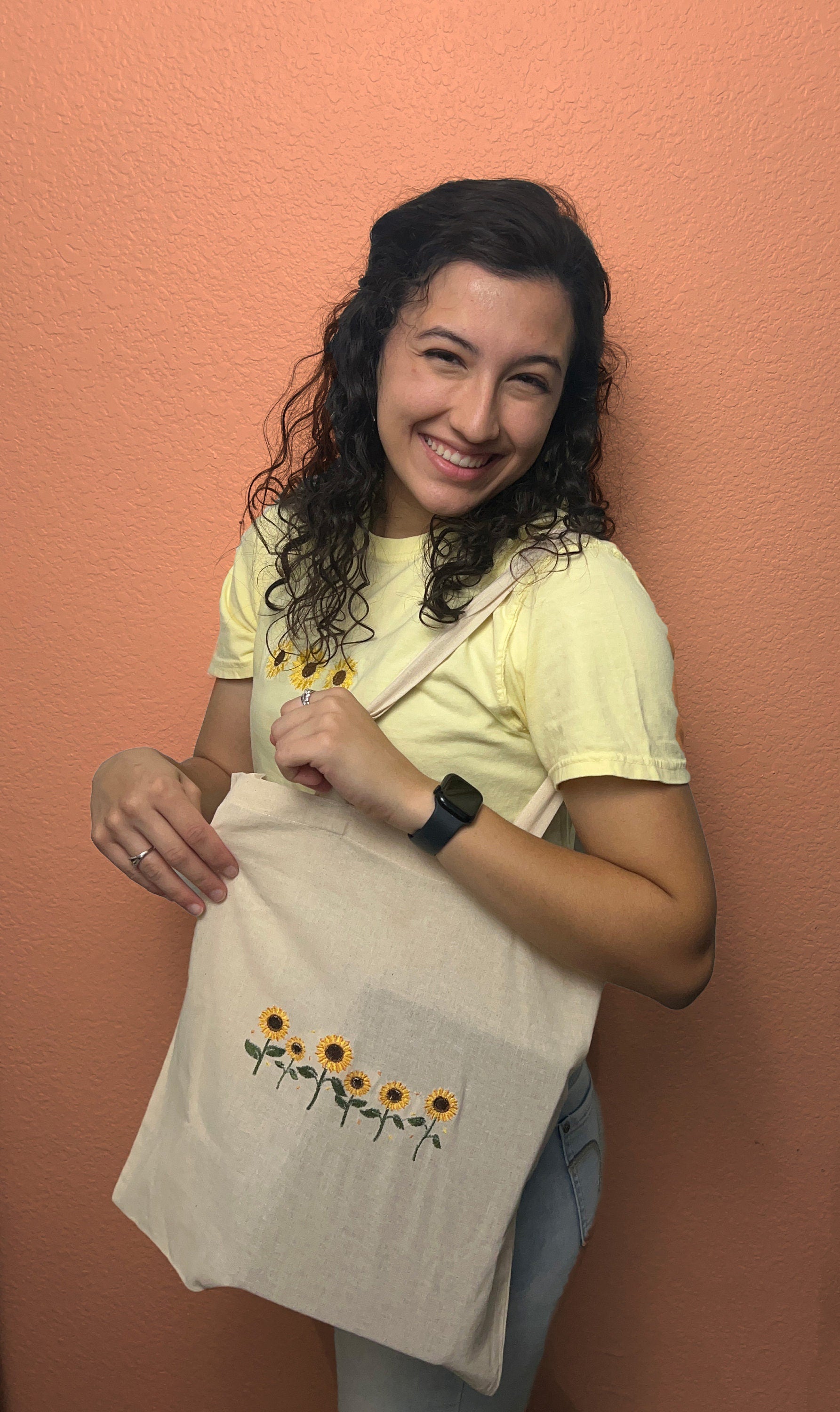 Sunflower Canvas Tote Bag