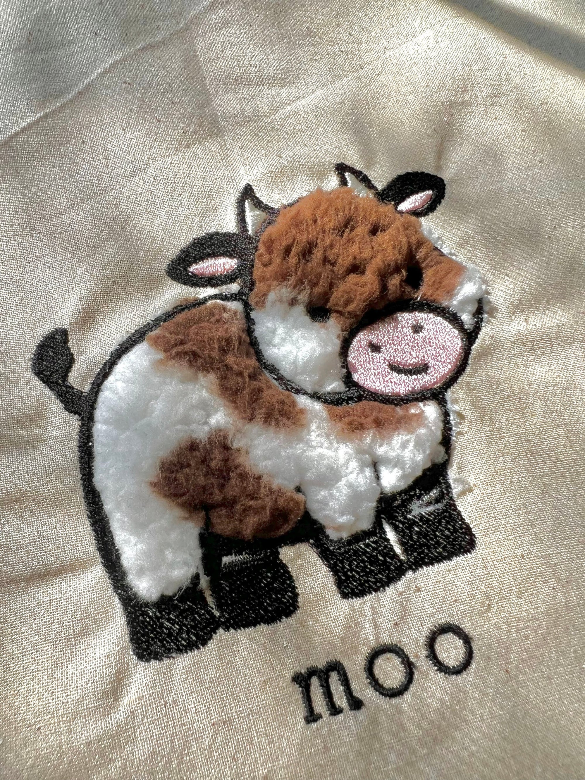"Moo" Cow Tote Bag