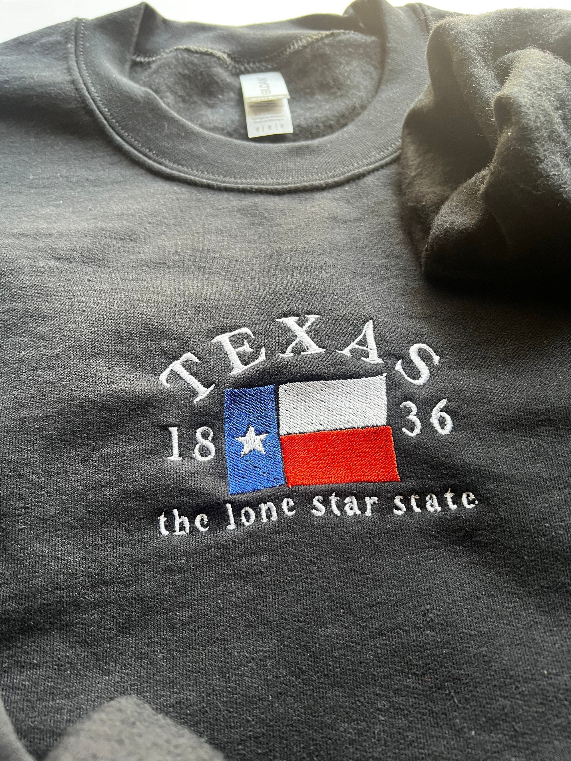 "The Lone Star State" Texas Crewneck Sweatshirt