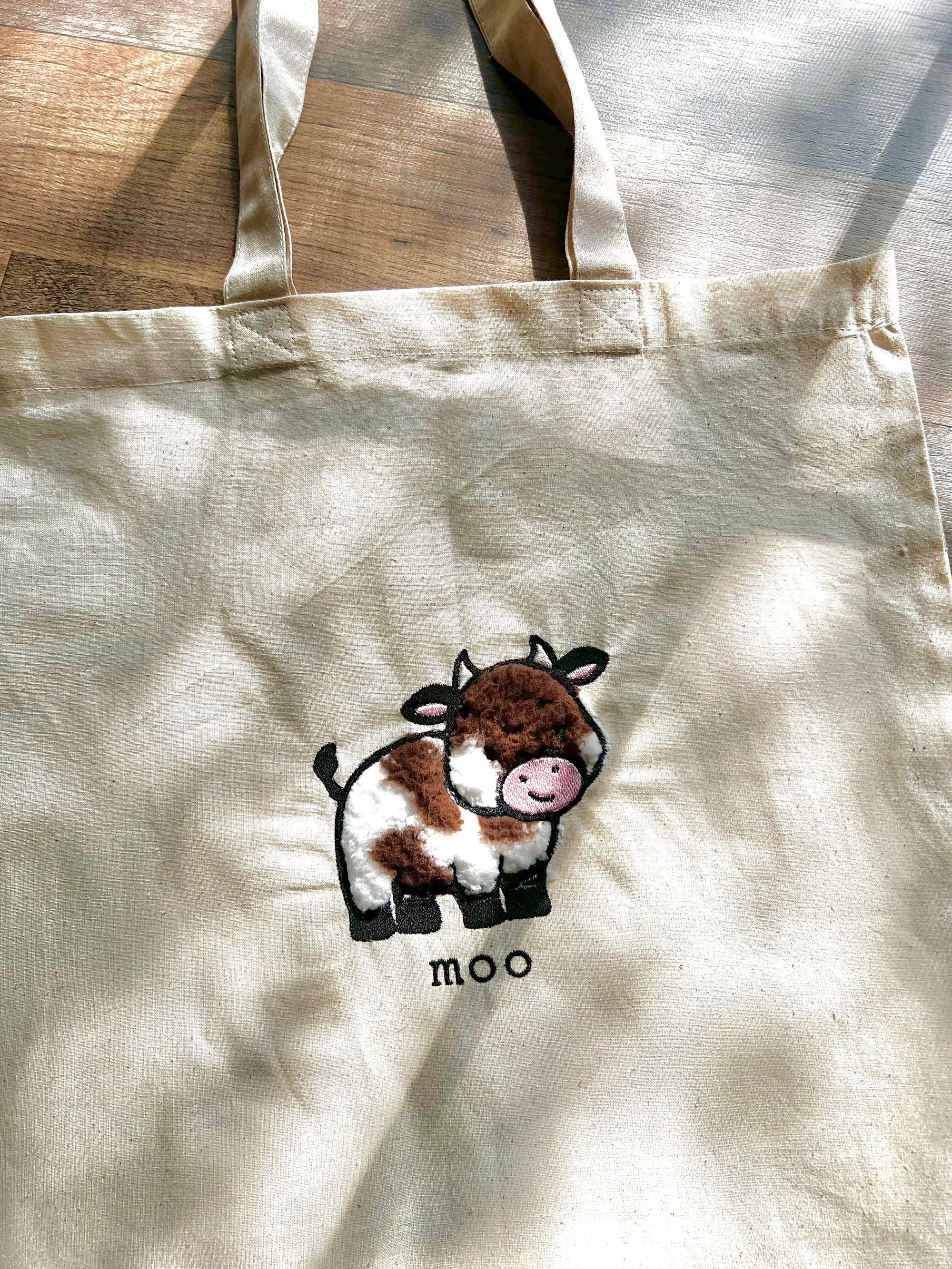 "Moo" Cow Tote Bag