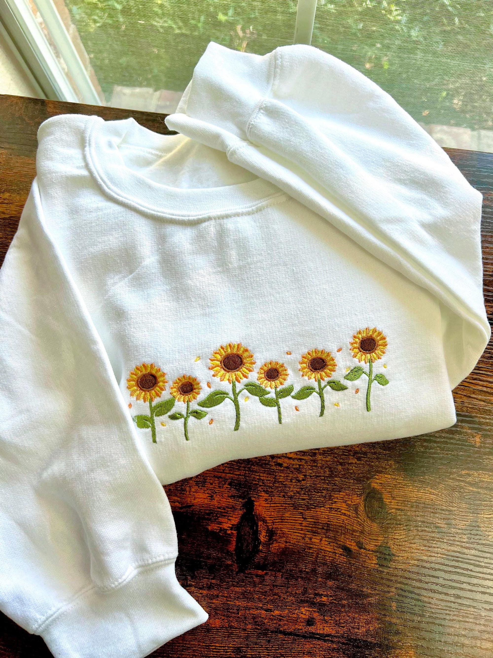 Sunflower Crewneck Sweatshirt | White