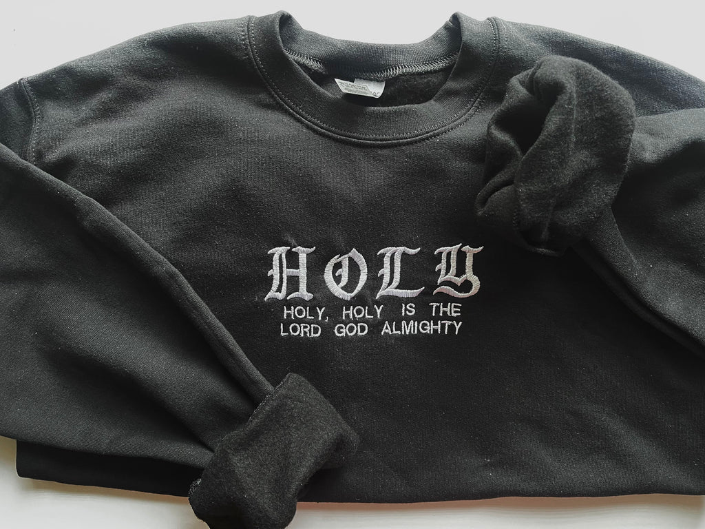 "Holy, Holy, Holy" Crewneck Sweatshirt