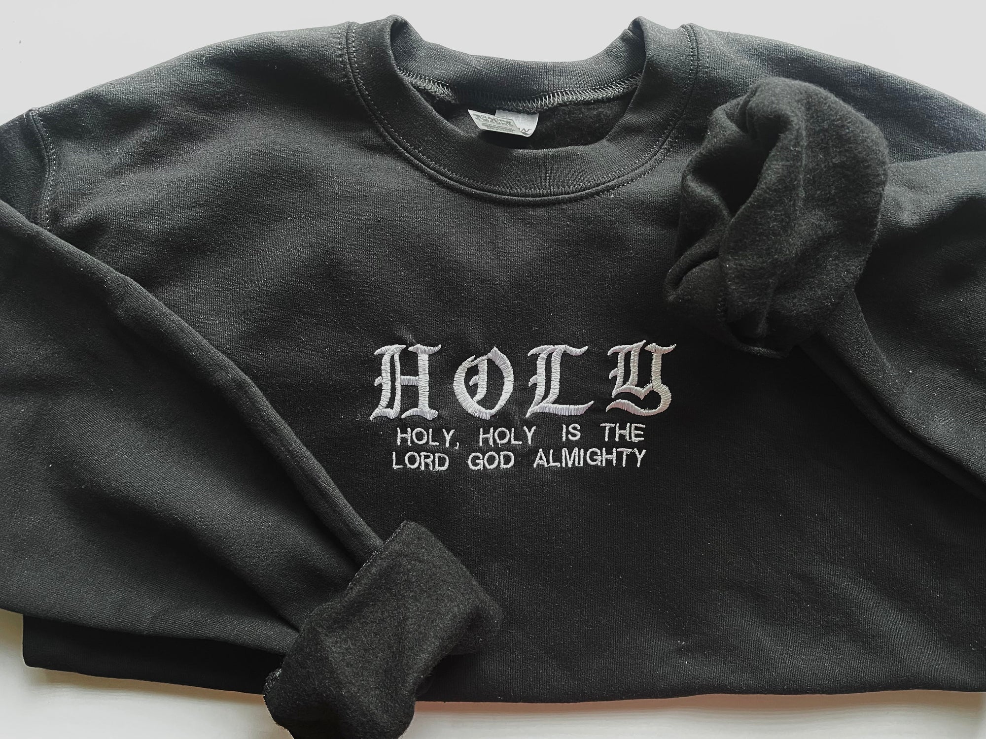 "Holy, Holy, Holy" Crewneck Sweatshirt