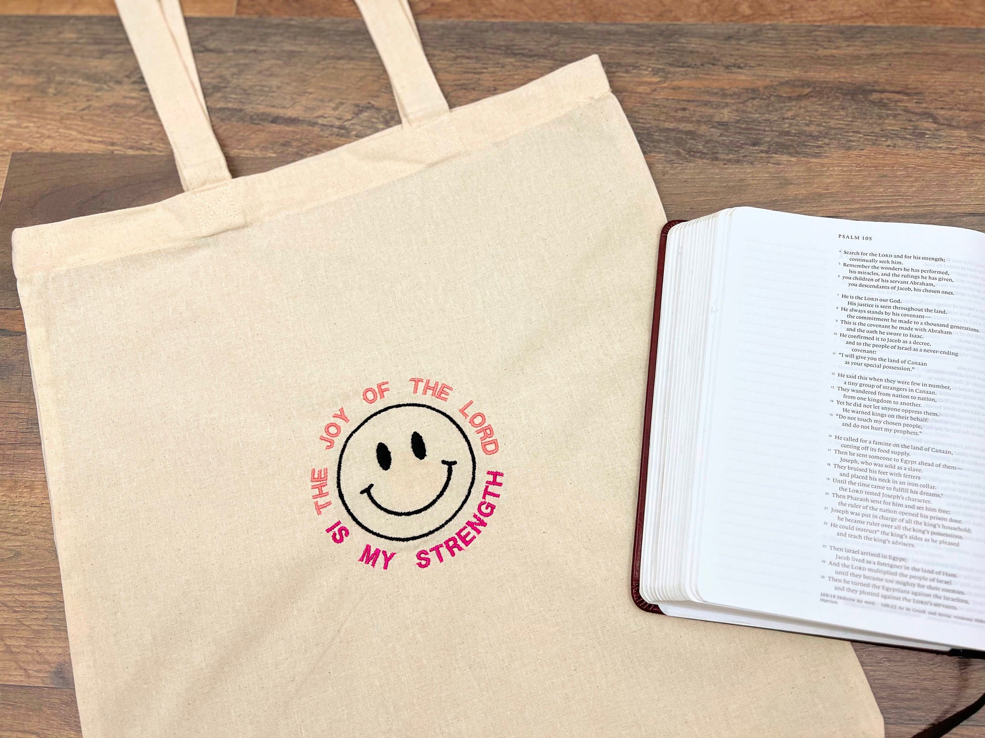 “Joy of the Lord” Tote Bag