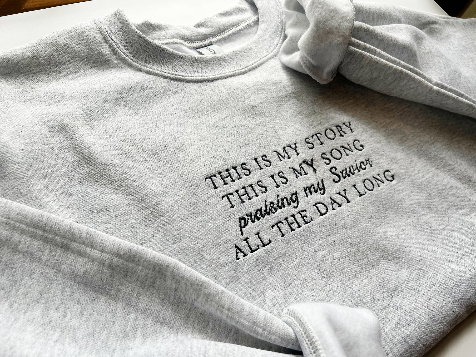 "Blessed Assurance" Crewneck Sweatshirt