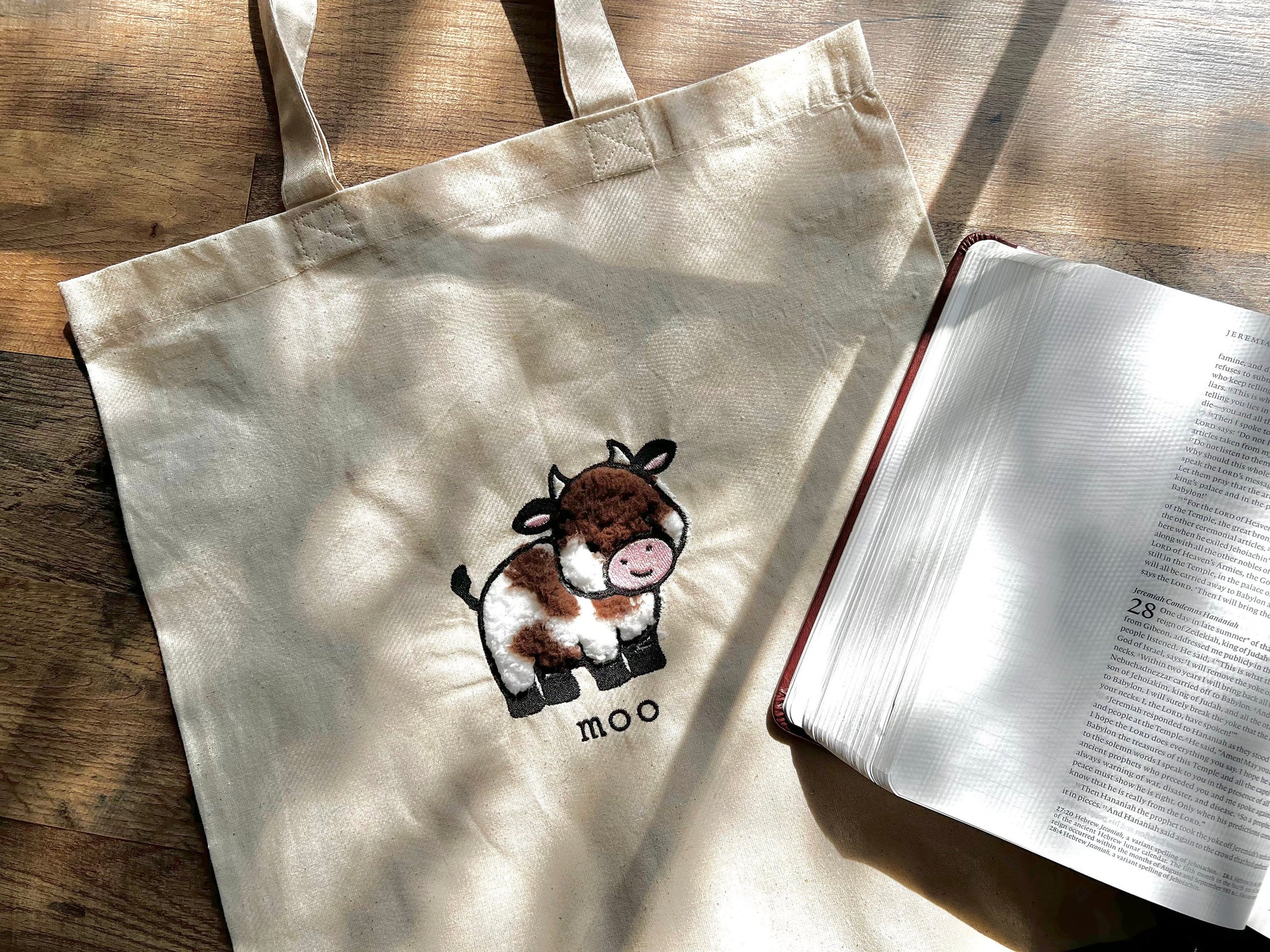 "Moo" Cow Tote Bag