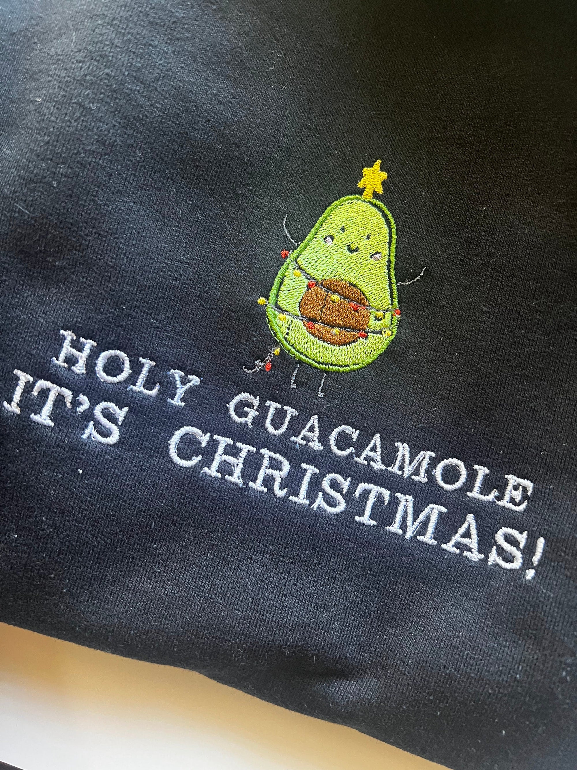 "Holy Guacamole, It's Christmas" Crewneck Sweatshirt