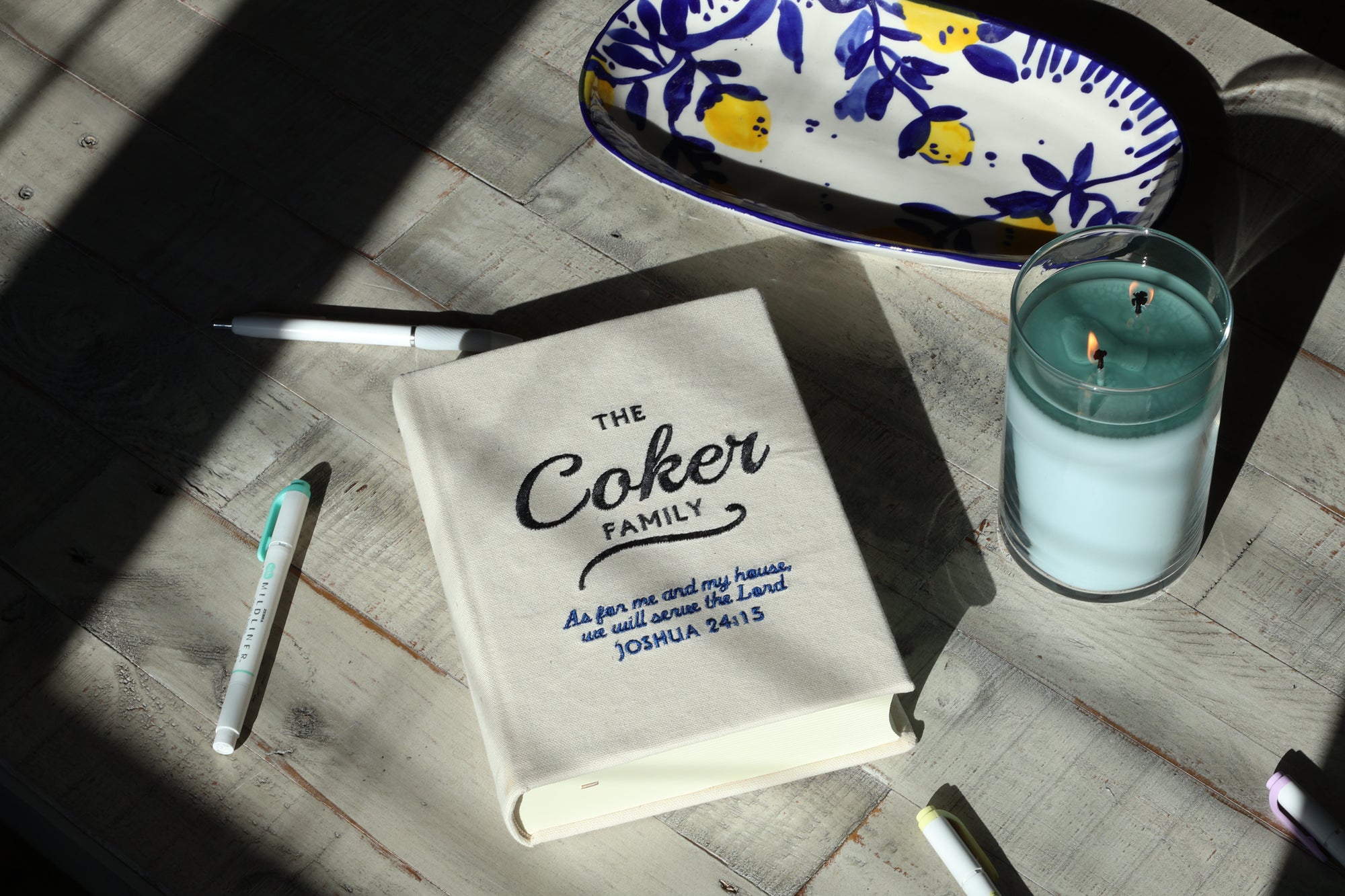Custom Family Embroidered Journaling Bible - Pick Your Version