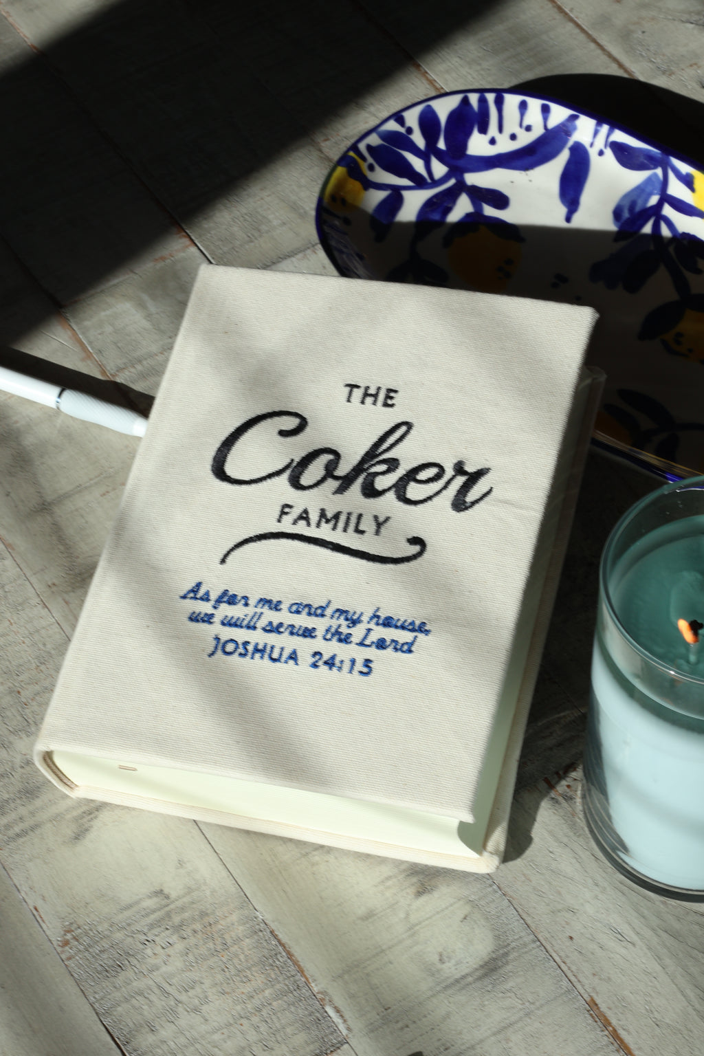 Custom Family Embroidered Journaling Bible - Pick Your Version
