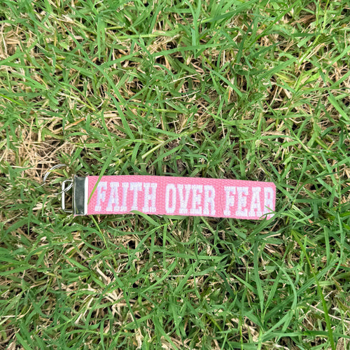 "Faith over Fear" Keychain