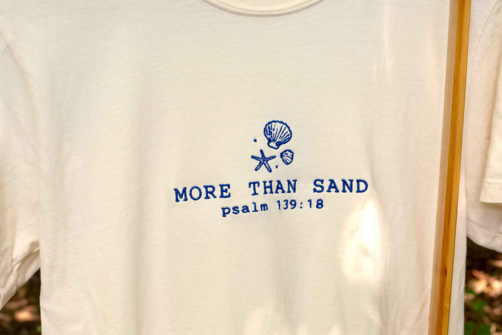 “More than Sand” Comfort Colors T-Shirt | Ivory