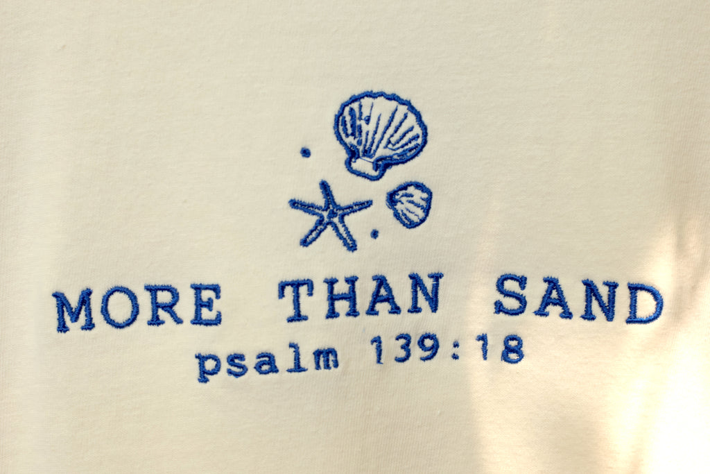 “More than Sand” Comfort Colors T-Shirt | Ivory