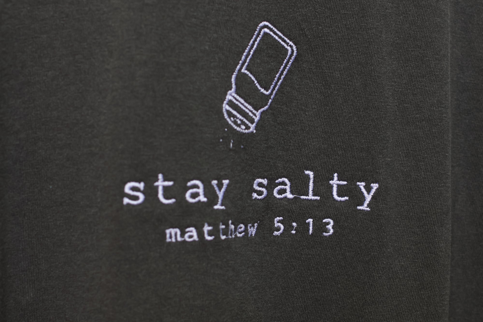“Stay Salty” Comfort Colors T-Shirt | Pepper Gray