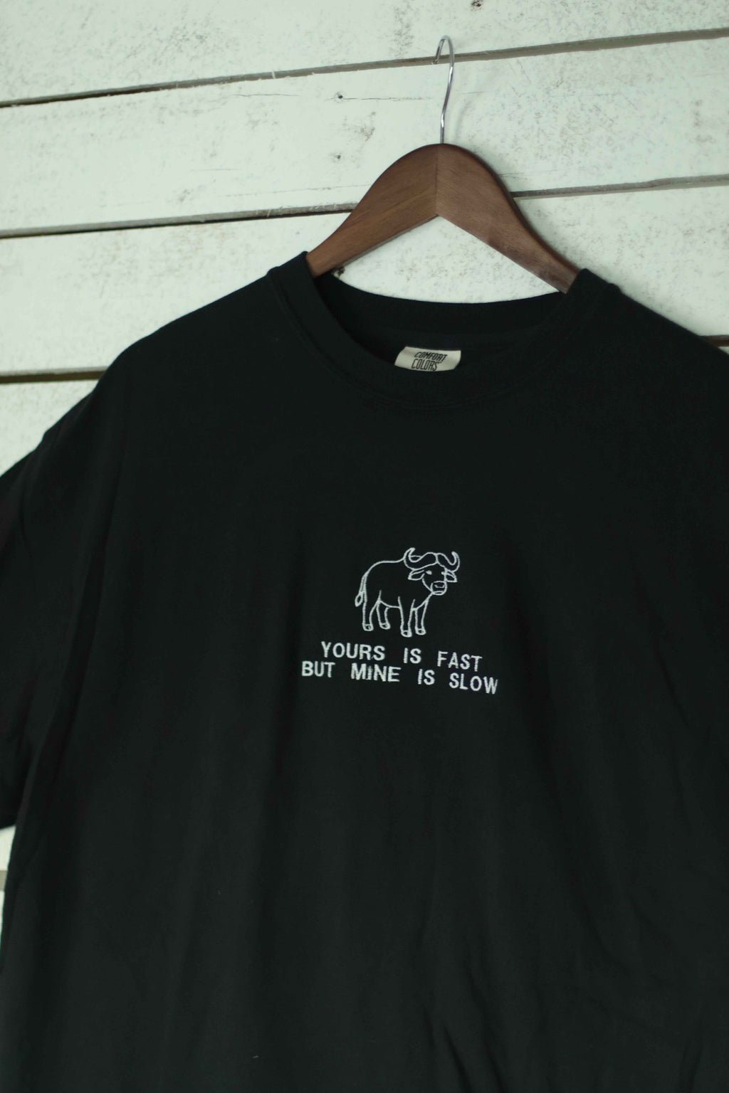 Water Buffalo Comfort Colors T-Shirt | Black