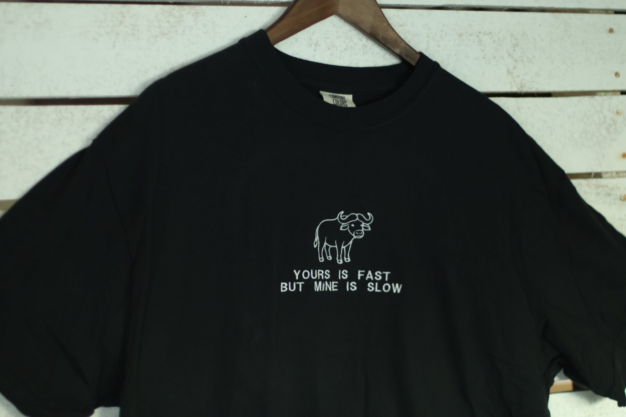 Water Buffalo Comfort Colors T-Shirt | Black